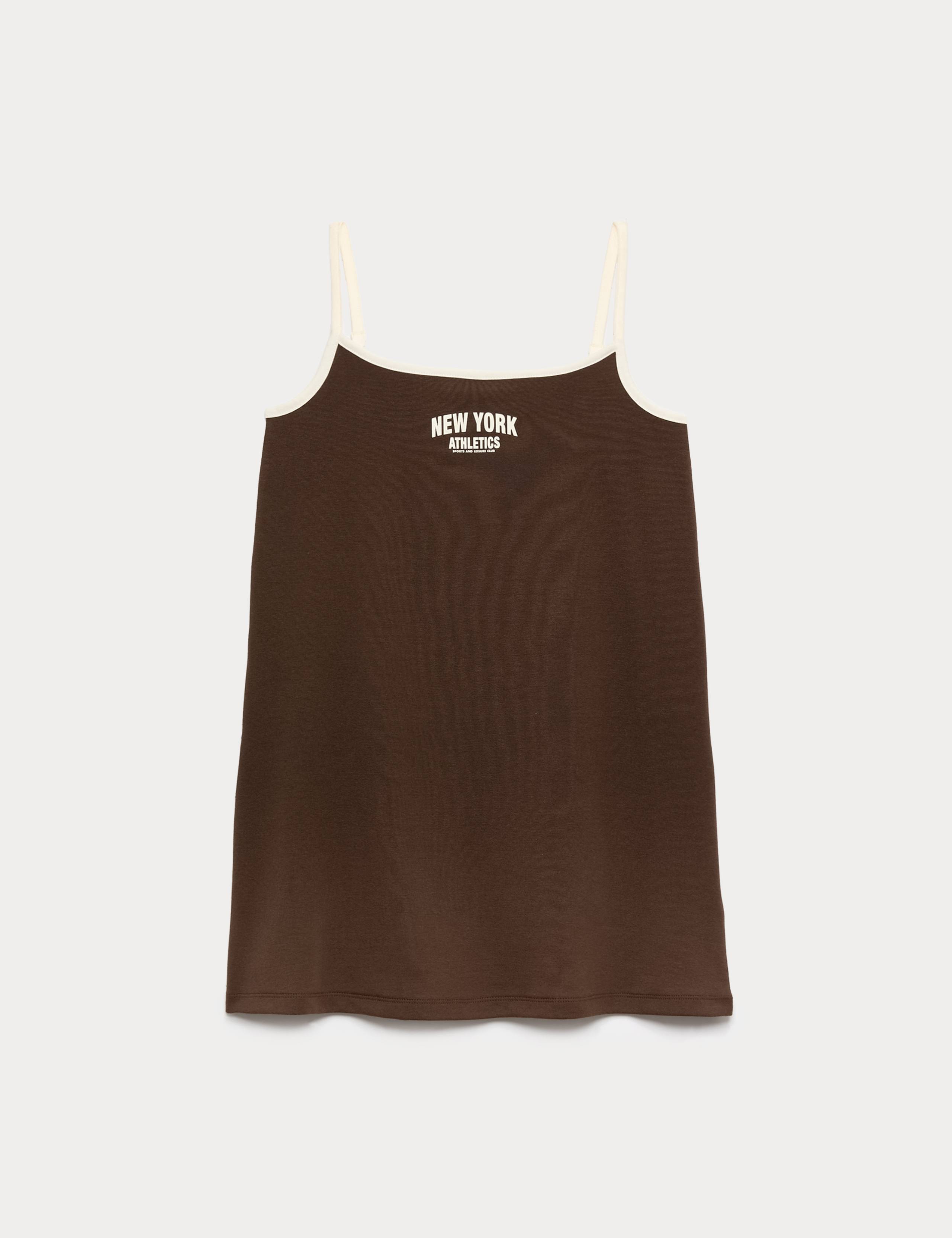 Strappy Cotton Rich Cami Dress (6-16 Yrs)