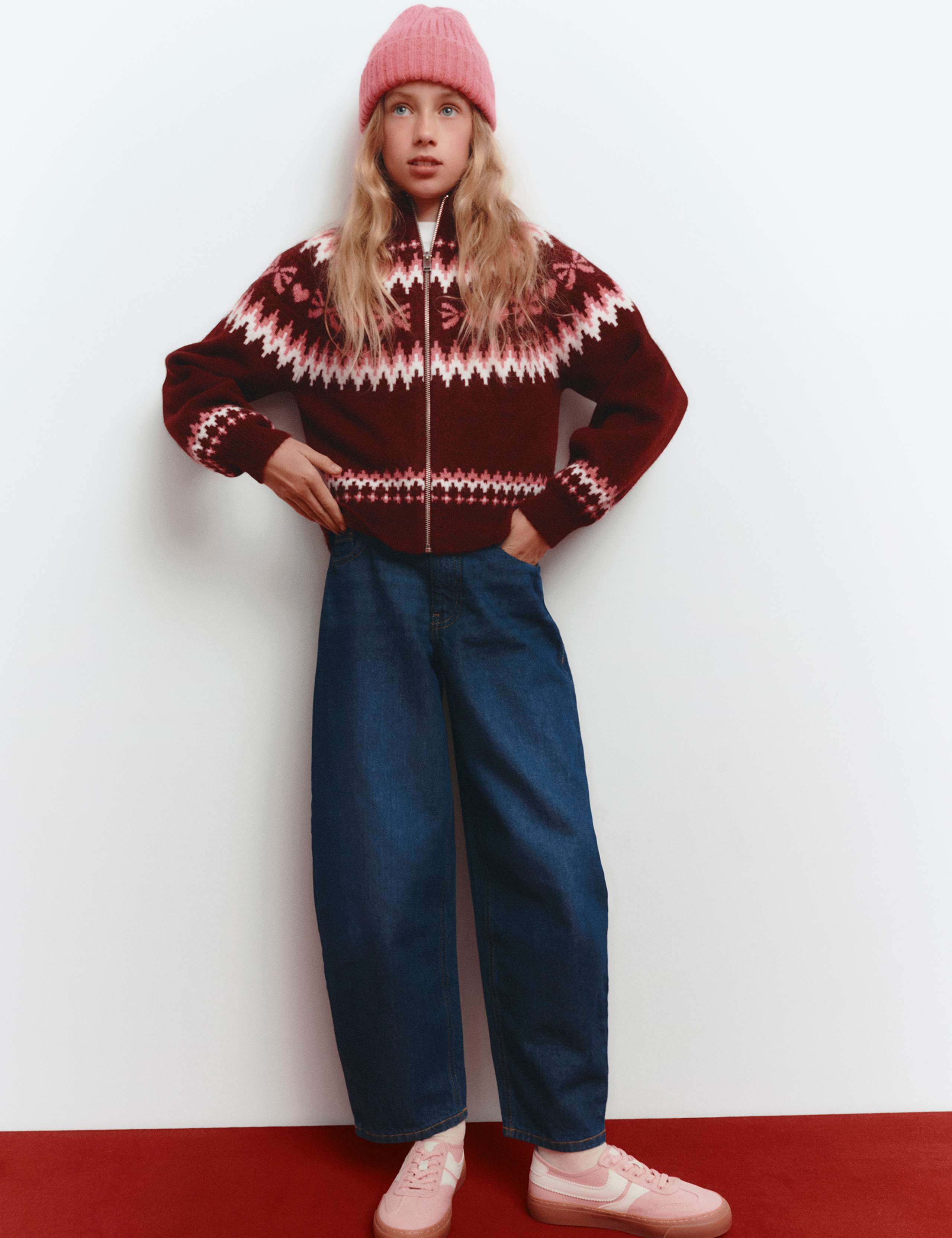 Denim Barrel Leg Jeans (6-16 Yrs)