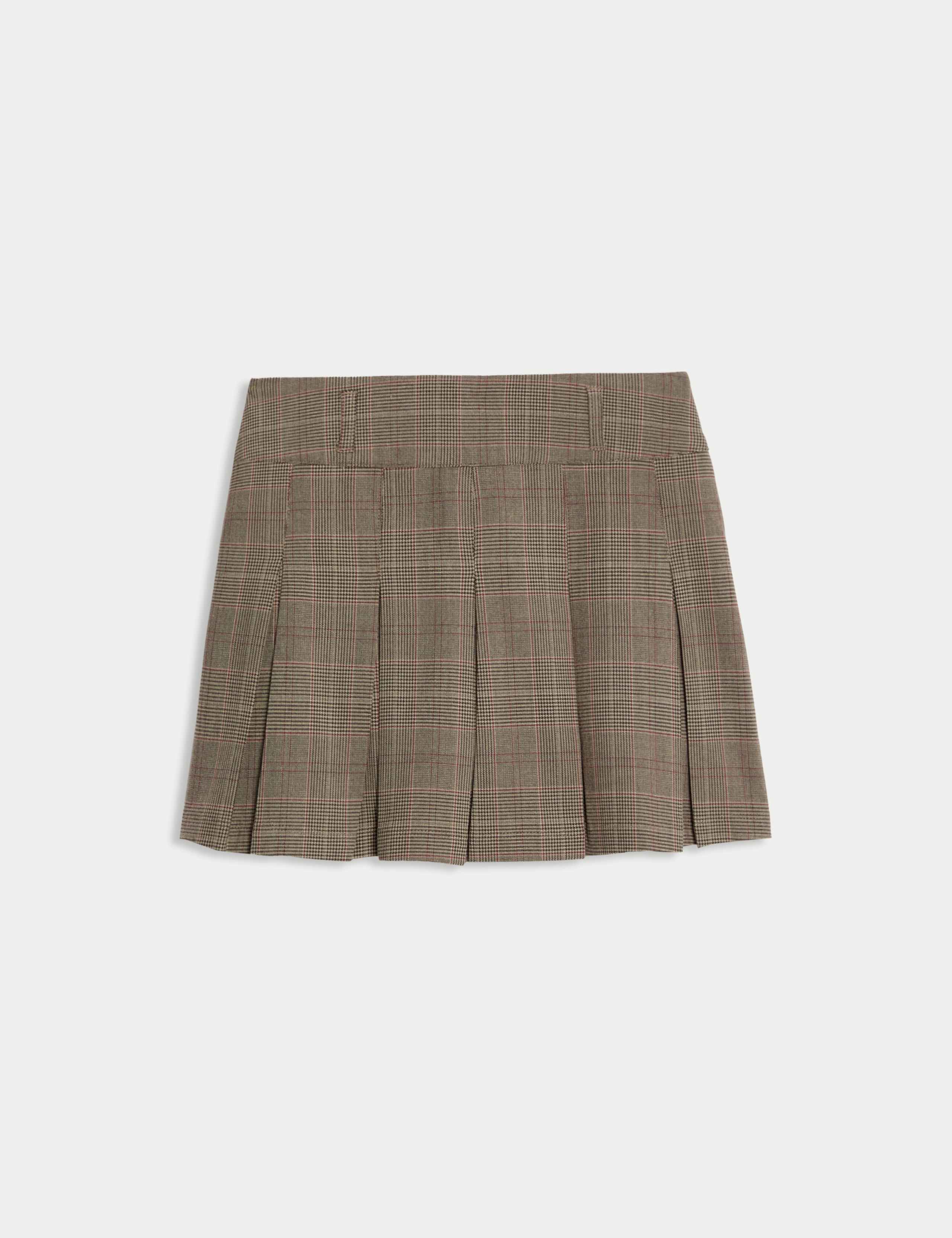 Mini Checked Pleated Skirt (6-16 Yrs)