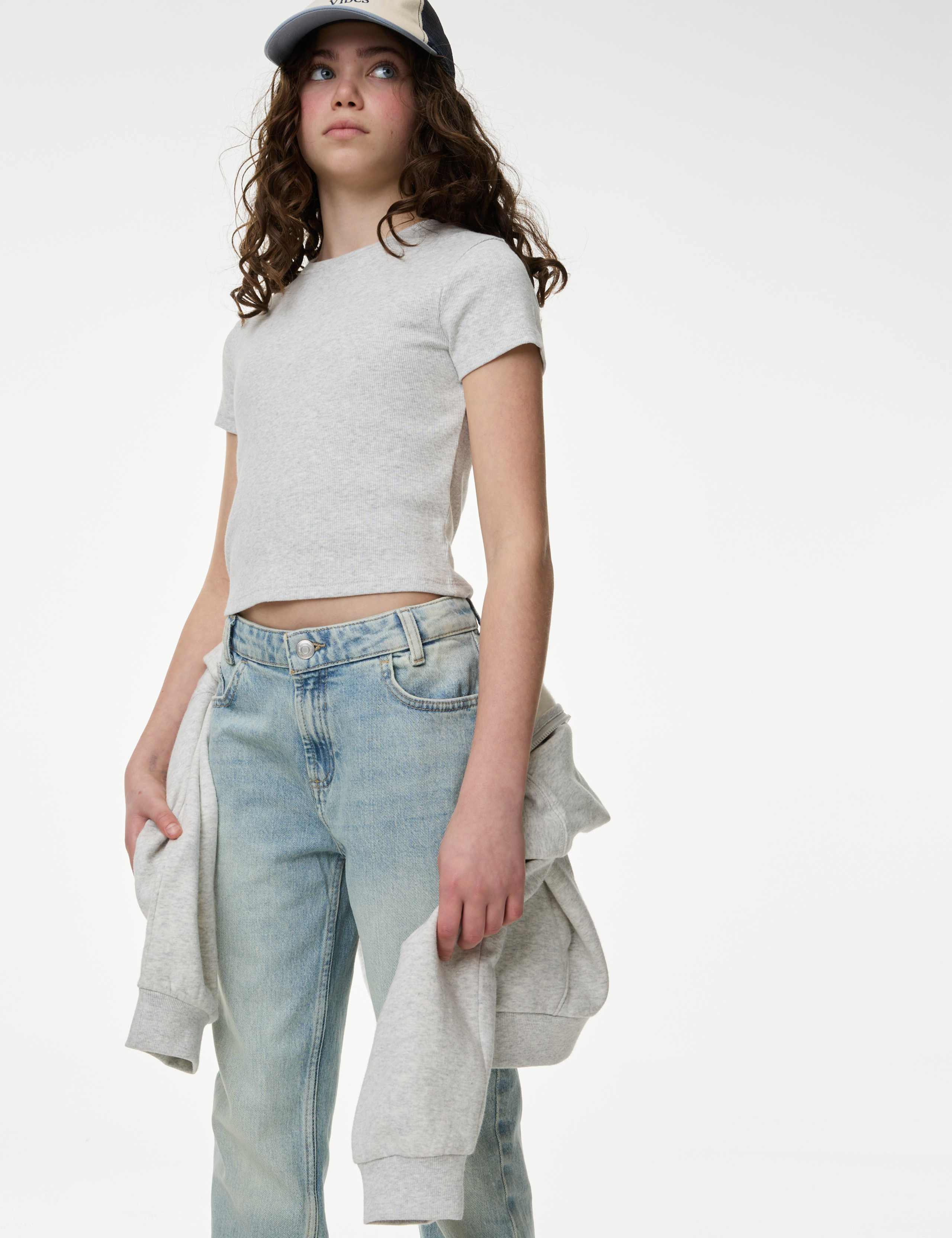 Straight Leg Denim Jeans (6-16 Yrs)