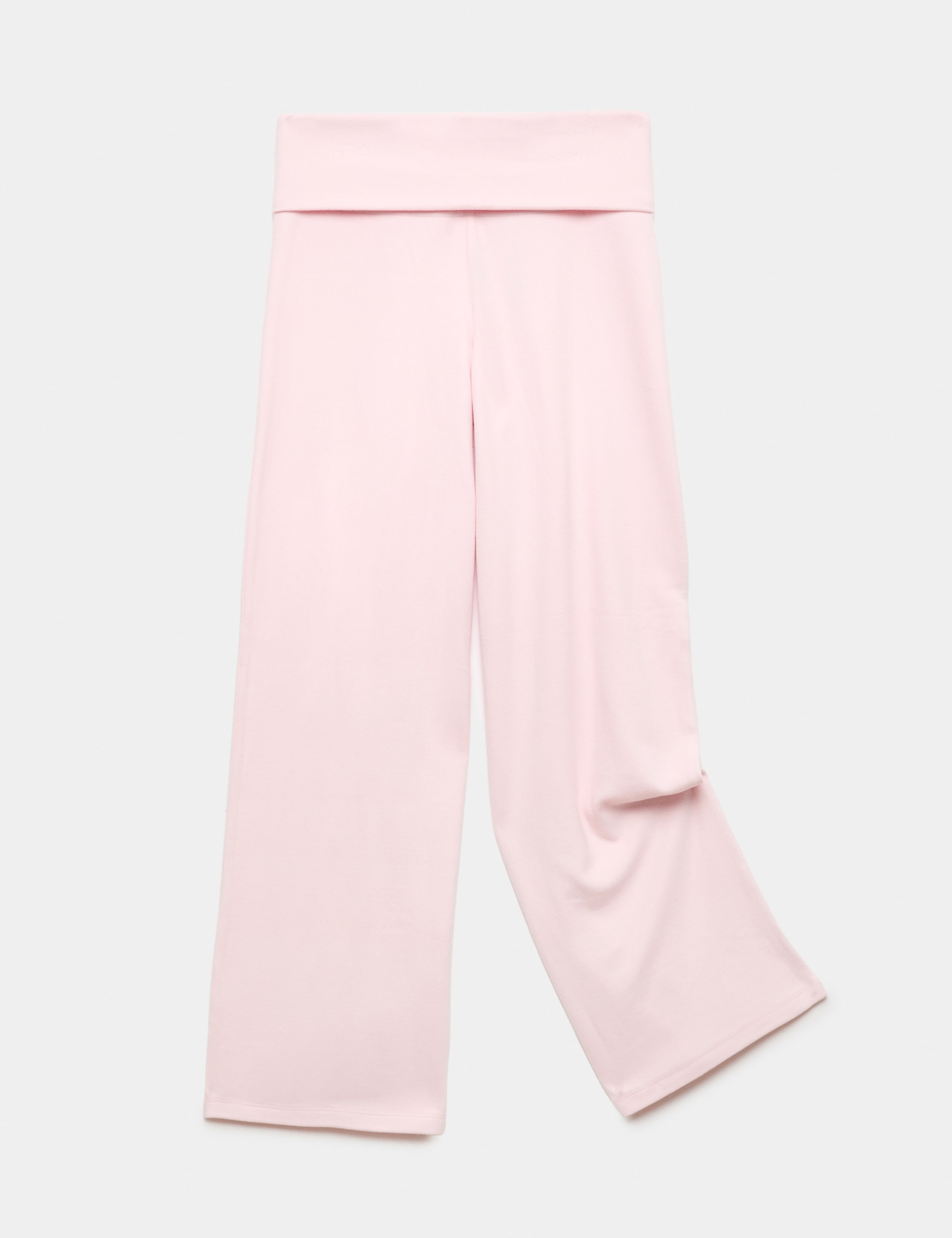 Wide Leg Cotton Blend Trousers (6-16 Yrs)