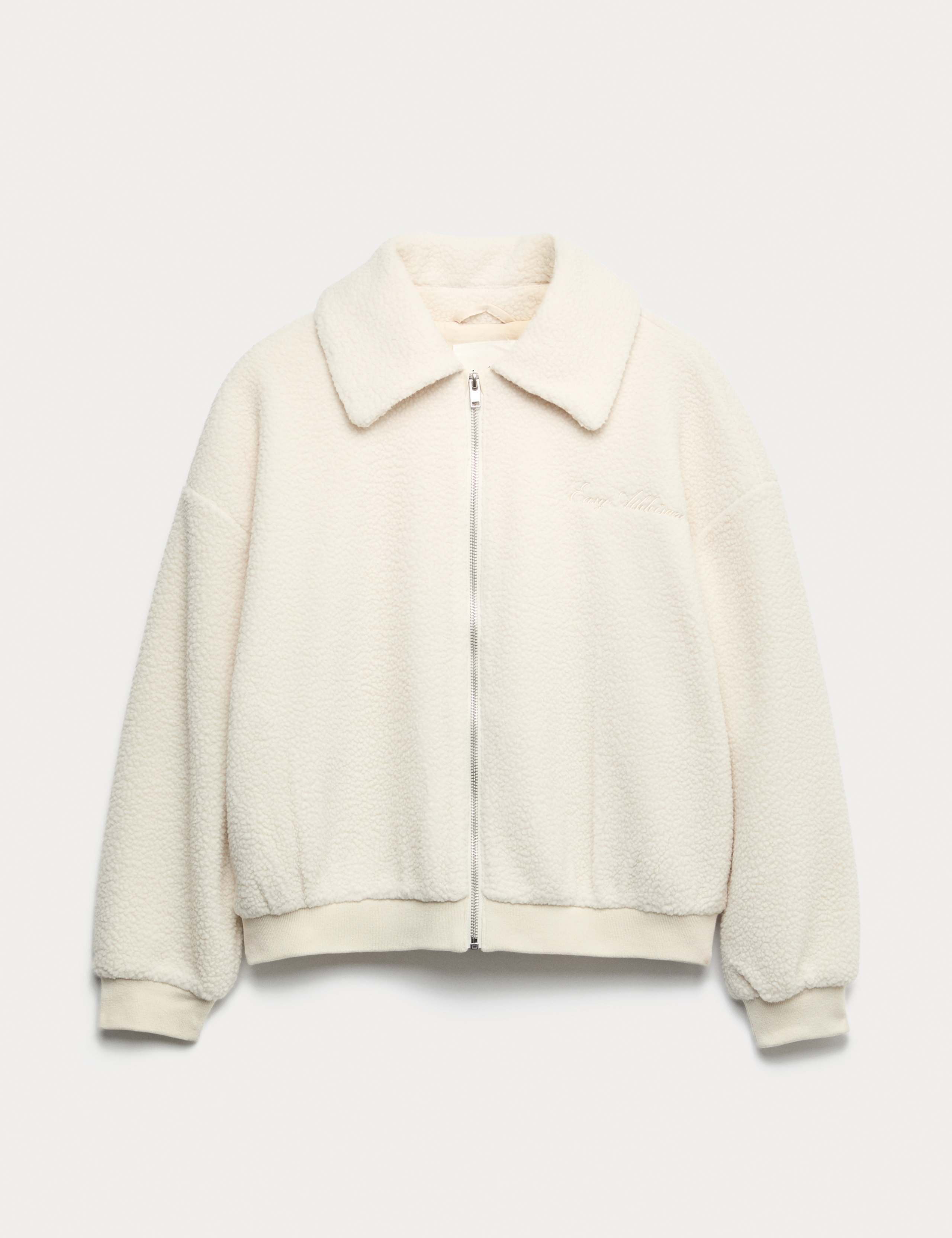 Zip Through Borg Jacket (6-16 Yrs)