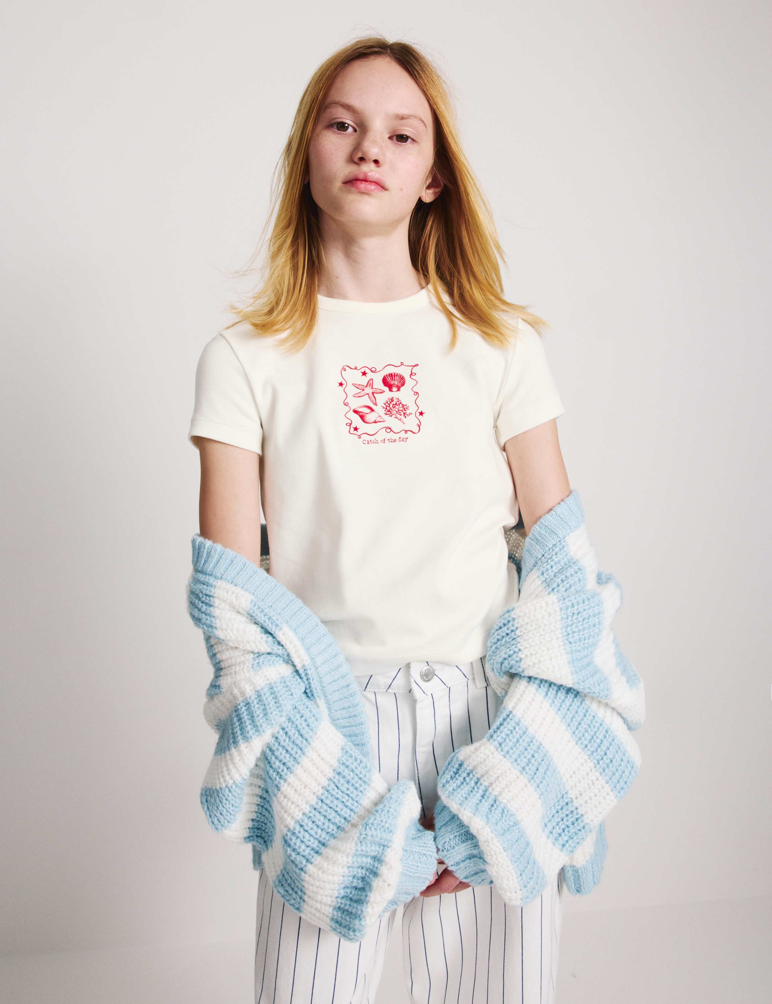 Cotton Rich Seaside Graphic T-Shirt (6-16 Yrs)