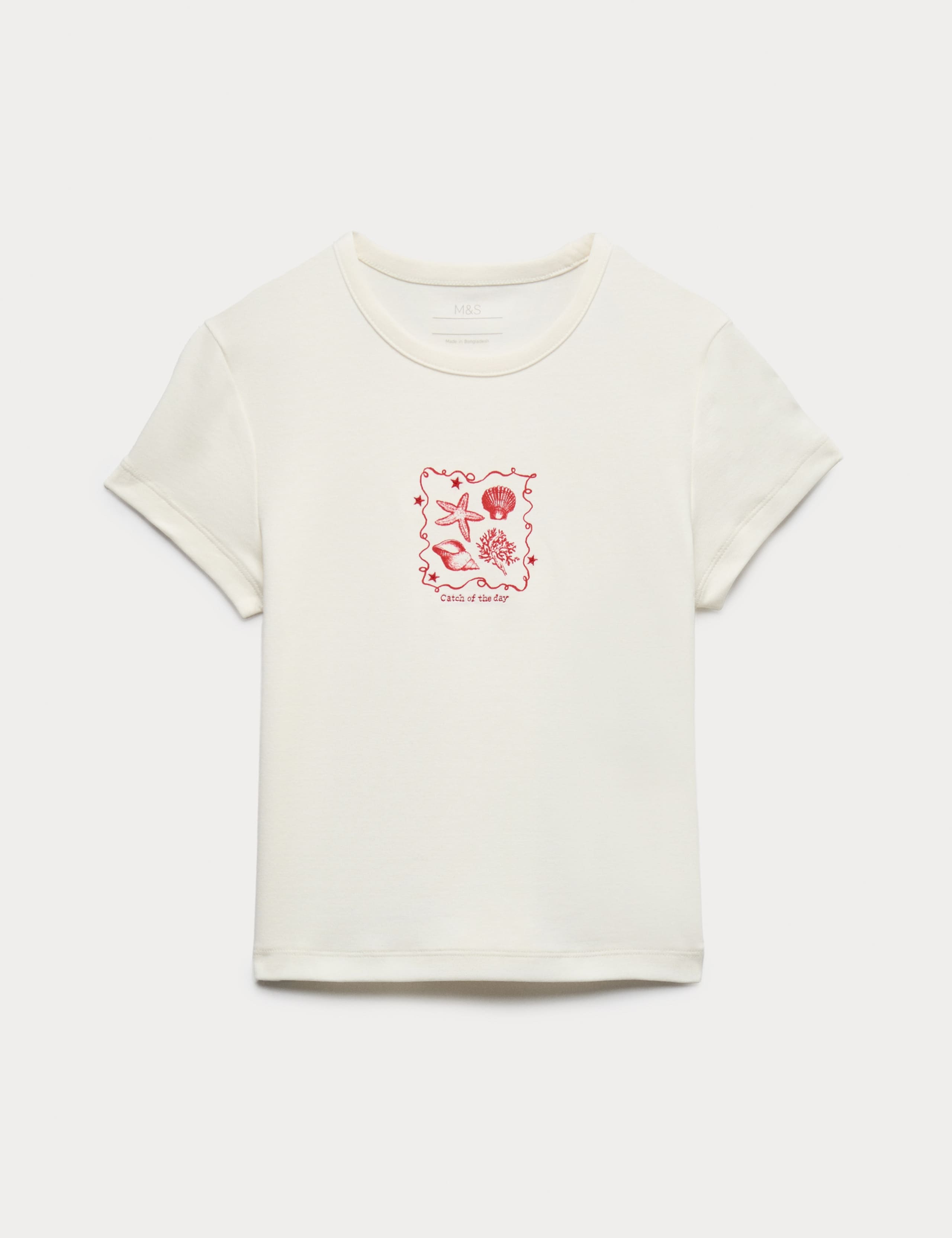 Cotton Rich Seaside Graphic T-Shirt (6-16 Yrs)