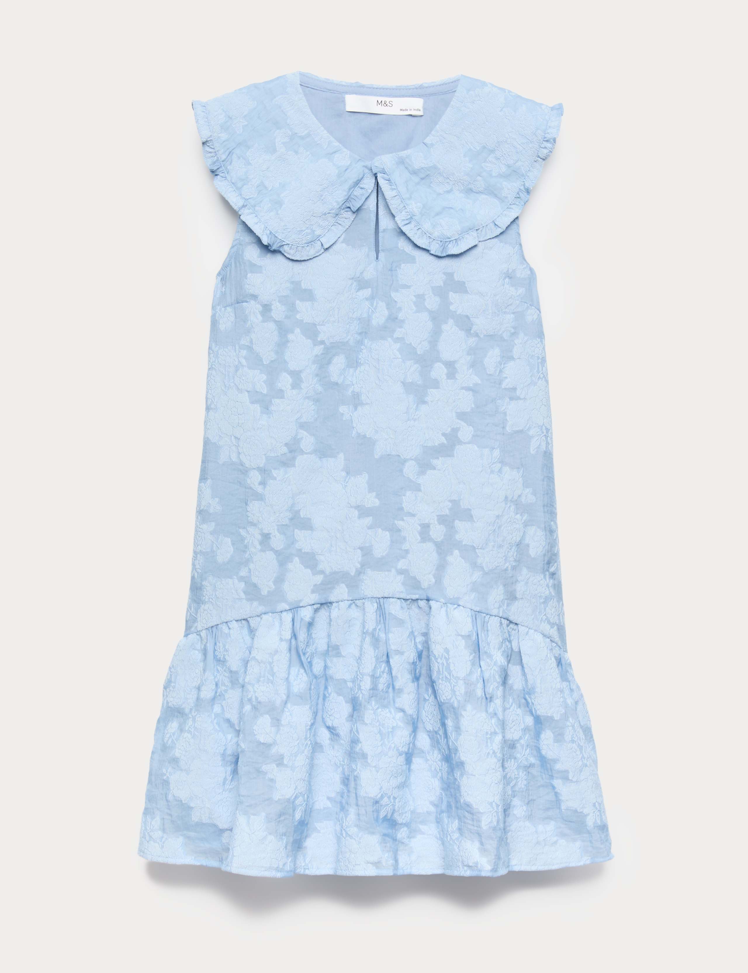 Jacquard Collared Dress (6-16 Years)