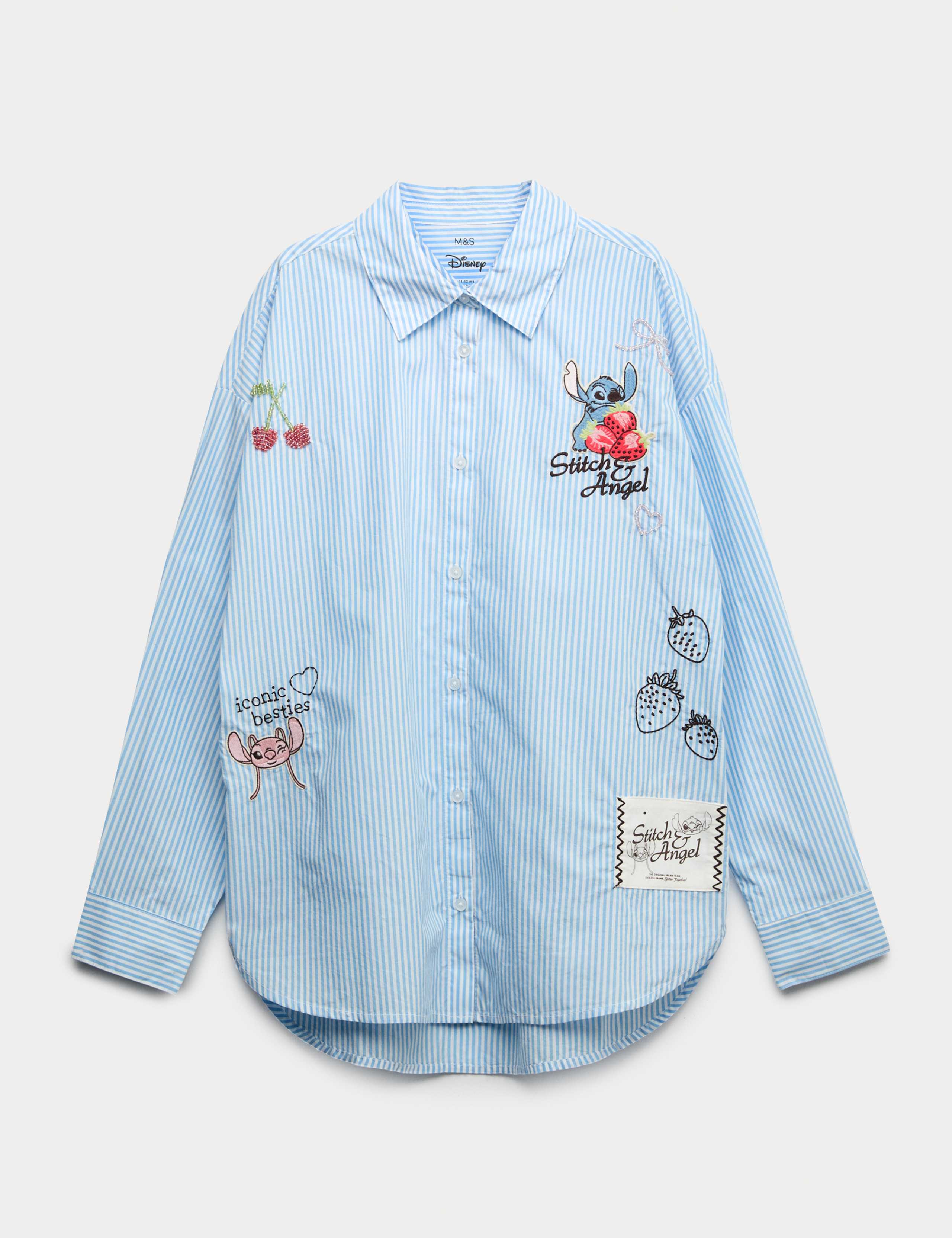 Pure Cotton Lilo & Stitch™ Badge Shirt (6-16 Yrs)