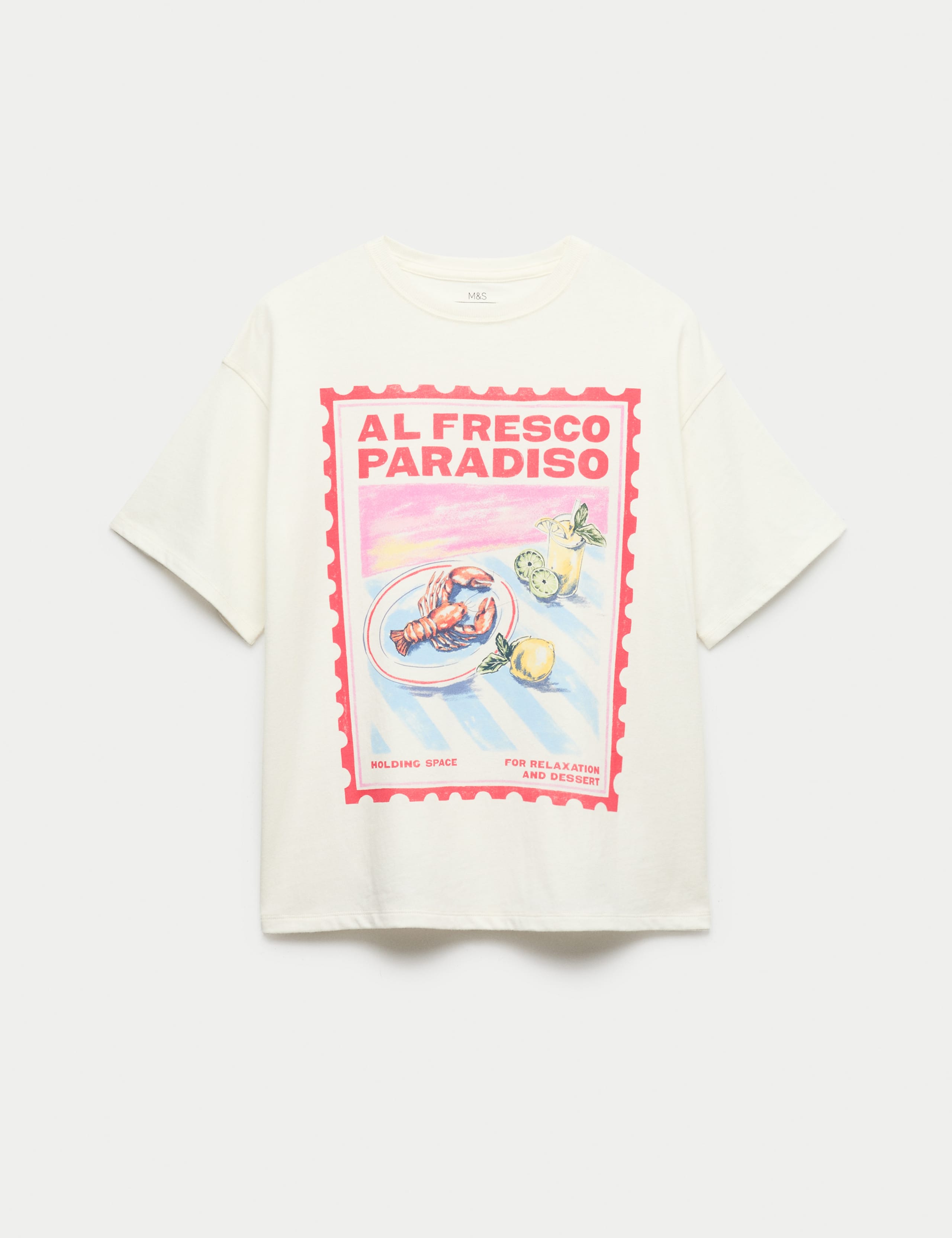 Pure Cotton Al Fresco Paradiso T-Shirt (6-16 Yrs)