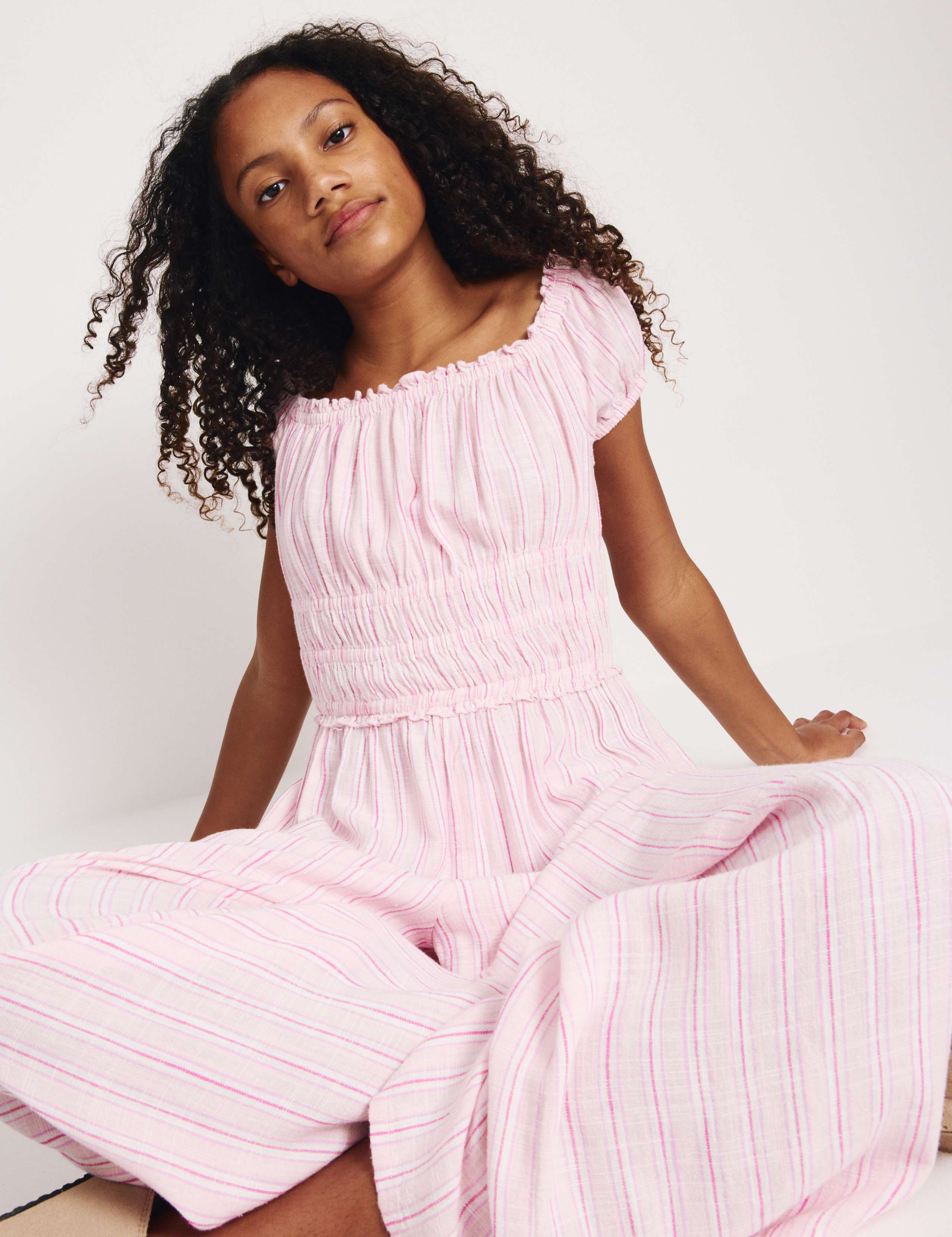 Checked Wide Leg Jumpsuit (6-16 Yrs)