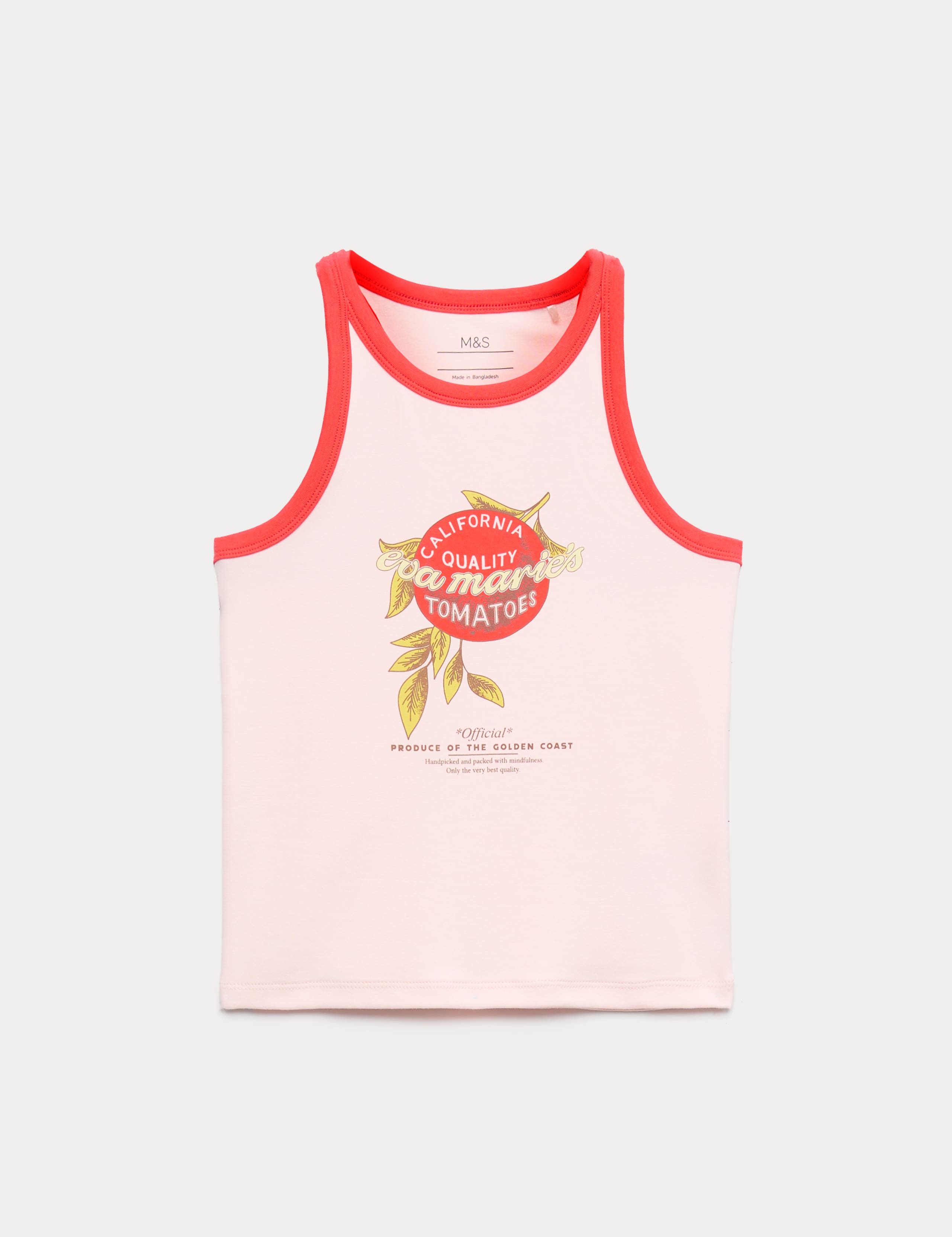 Cotton Rich Graphic Vest