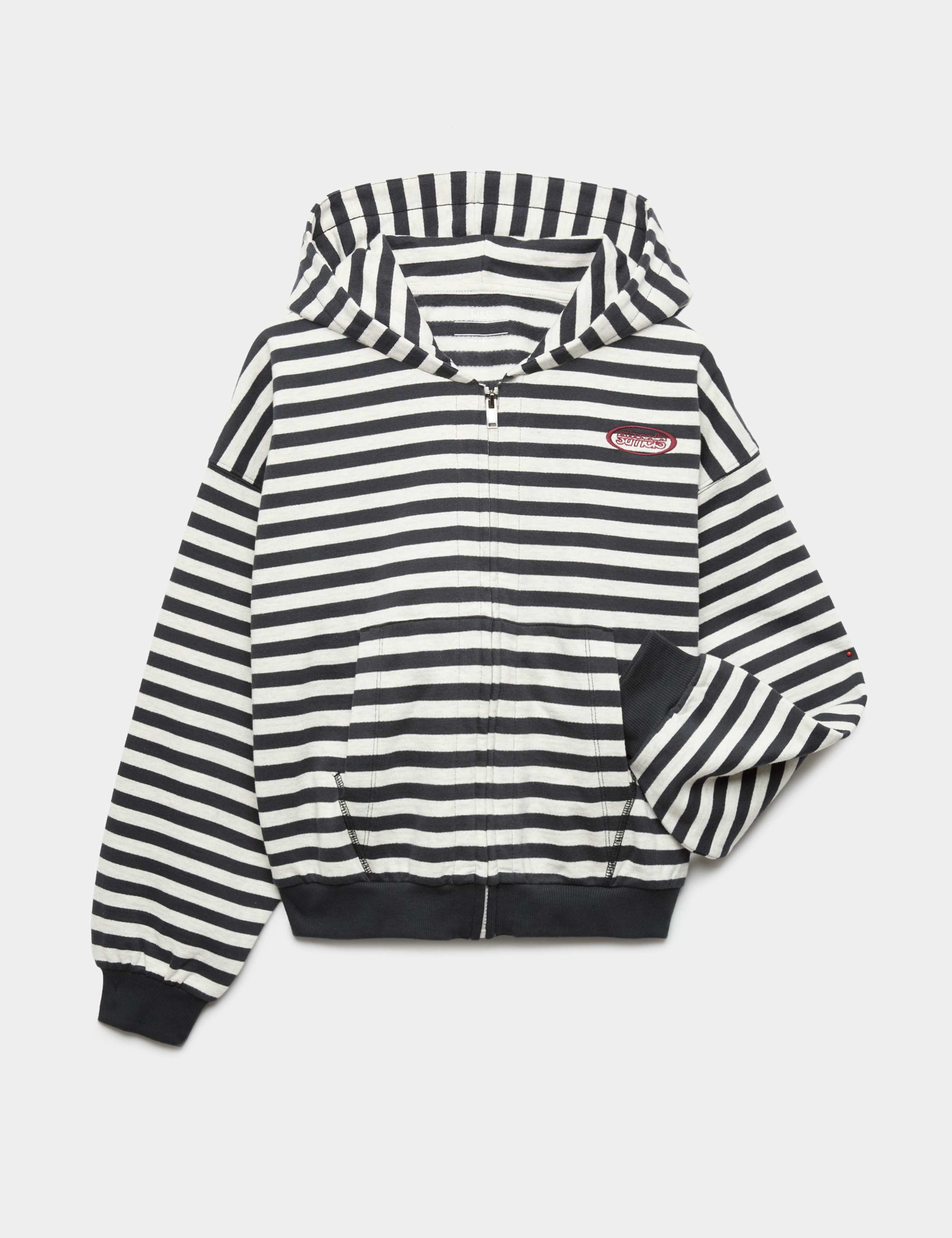 Cotton Rich Oversized Zip Through Hoodie (6-16 Yrs)