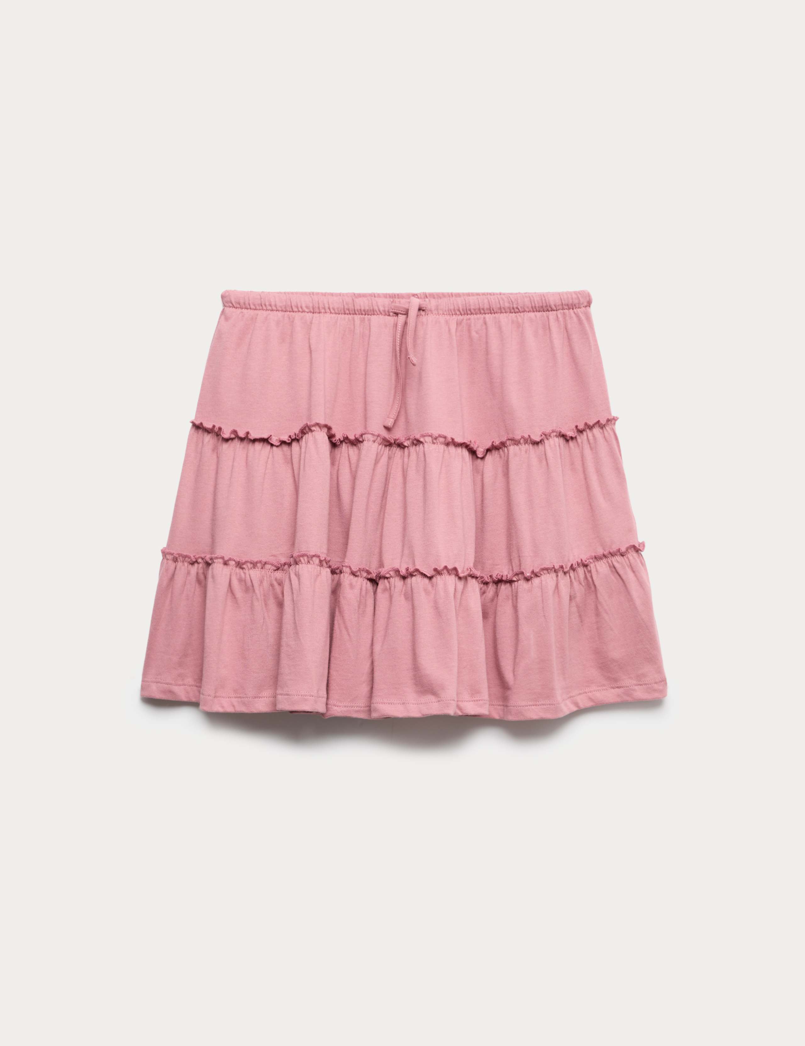 Pure Cotton Floral Tiered Skirt (6-16 Yrs)