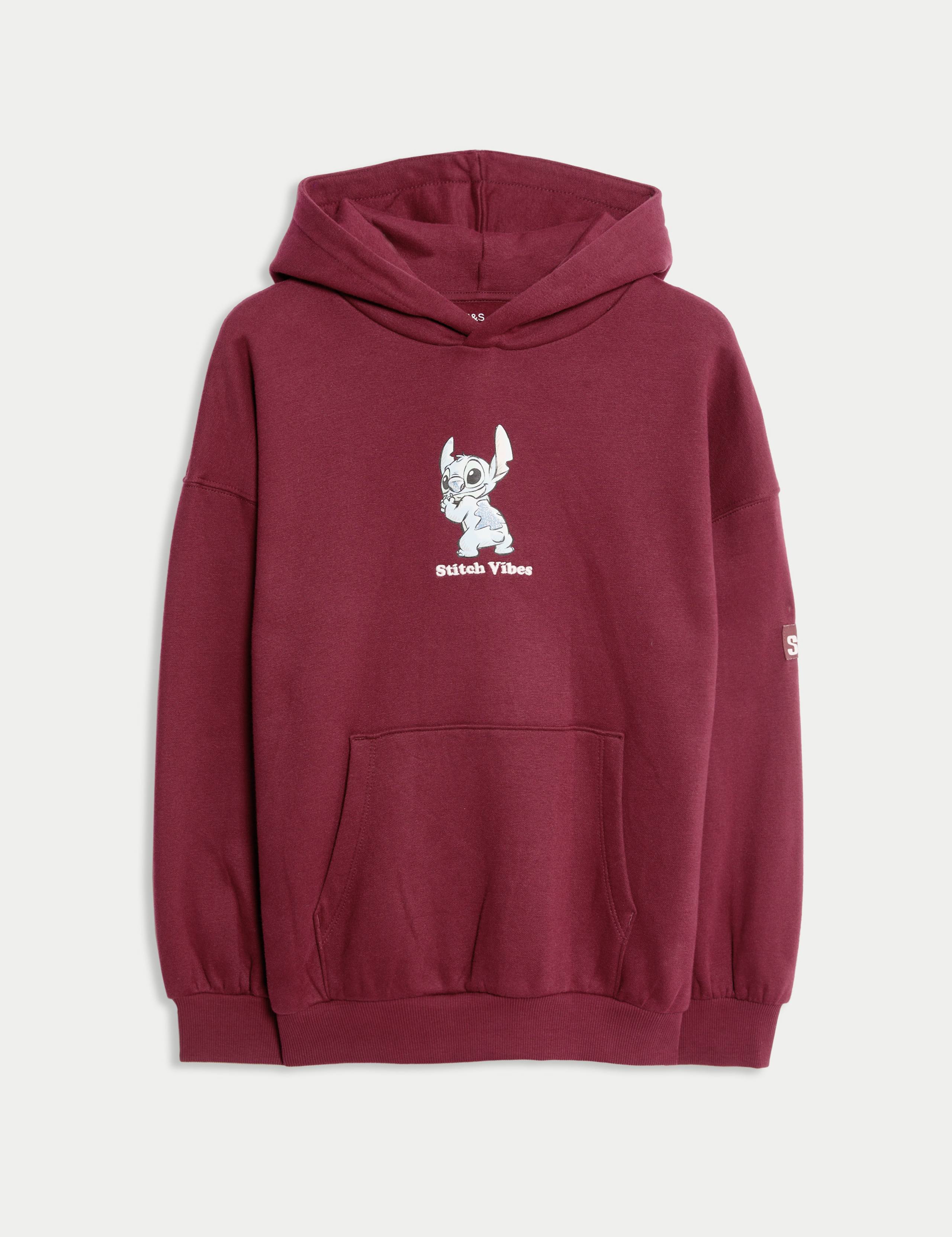 Cotton Rich Lilo and Stitch Hoodie (6 - 16 yrs)