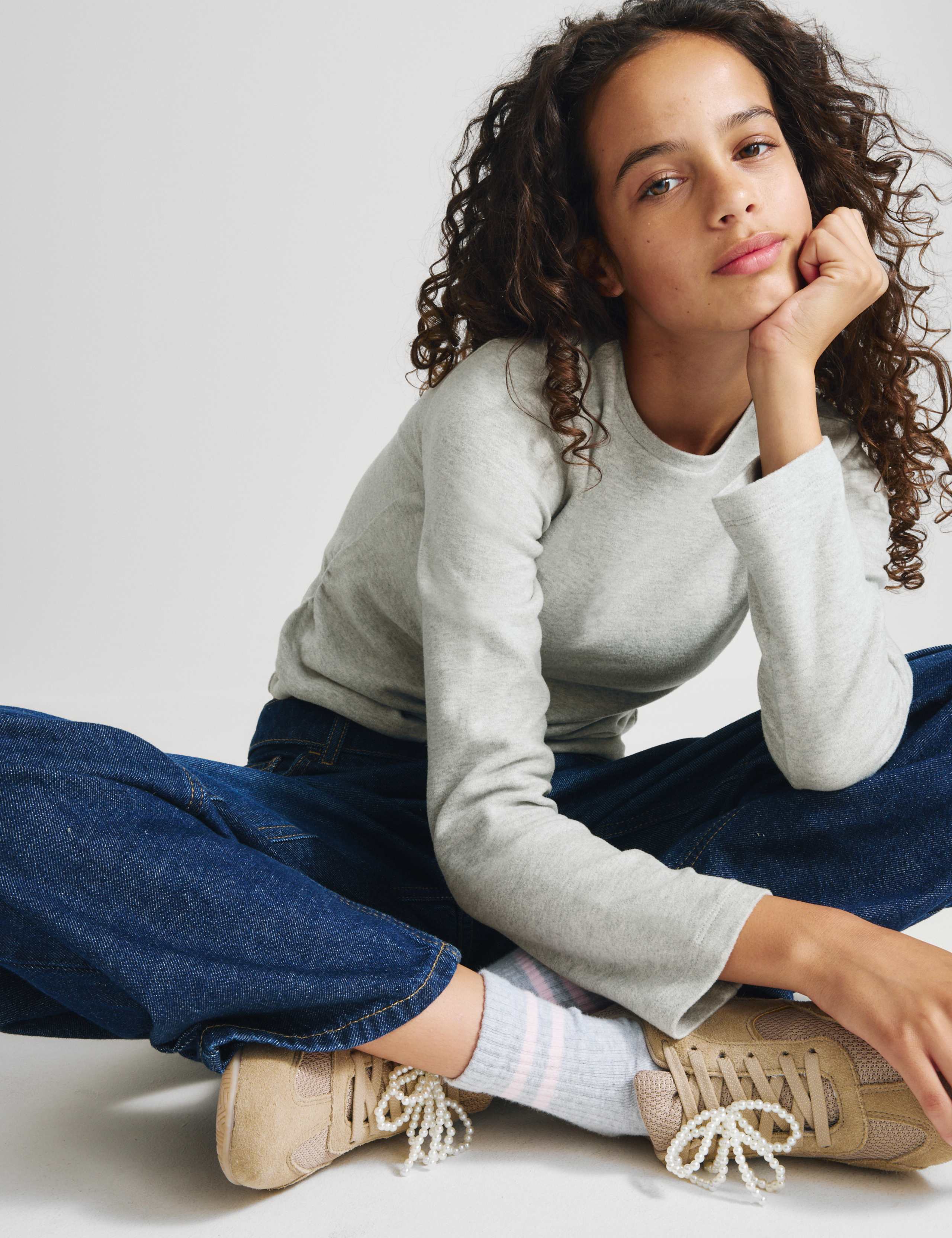 Cosy Striped Long Sleeve Top (6-16 Yrs)