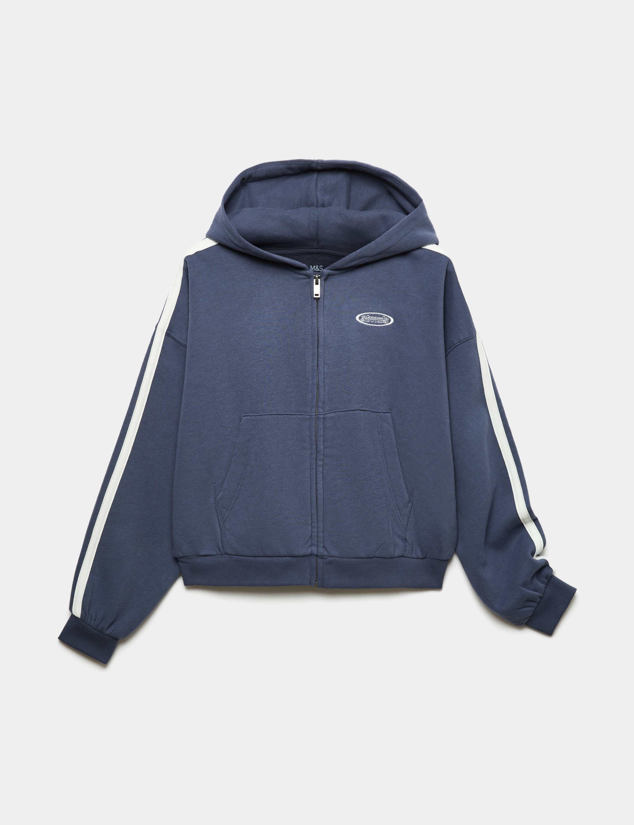 Cotton Rich Oversized Zip Hoodie (6-16 Yrs)