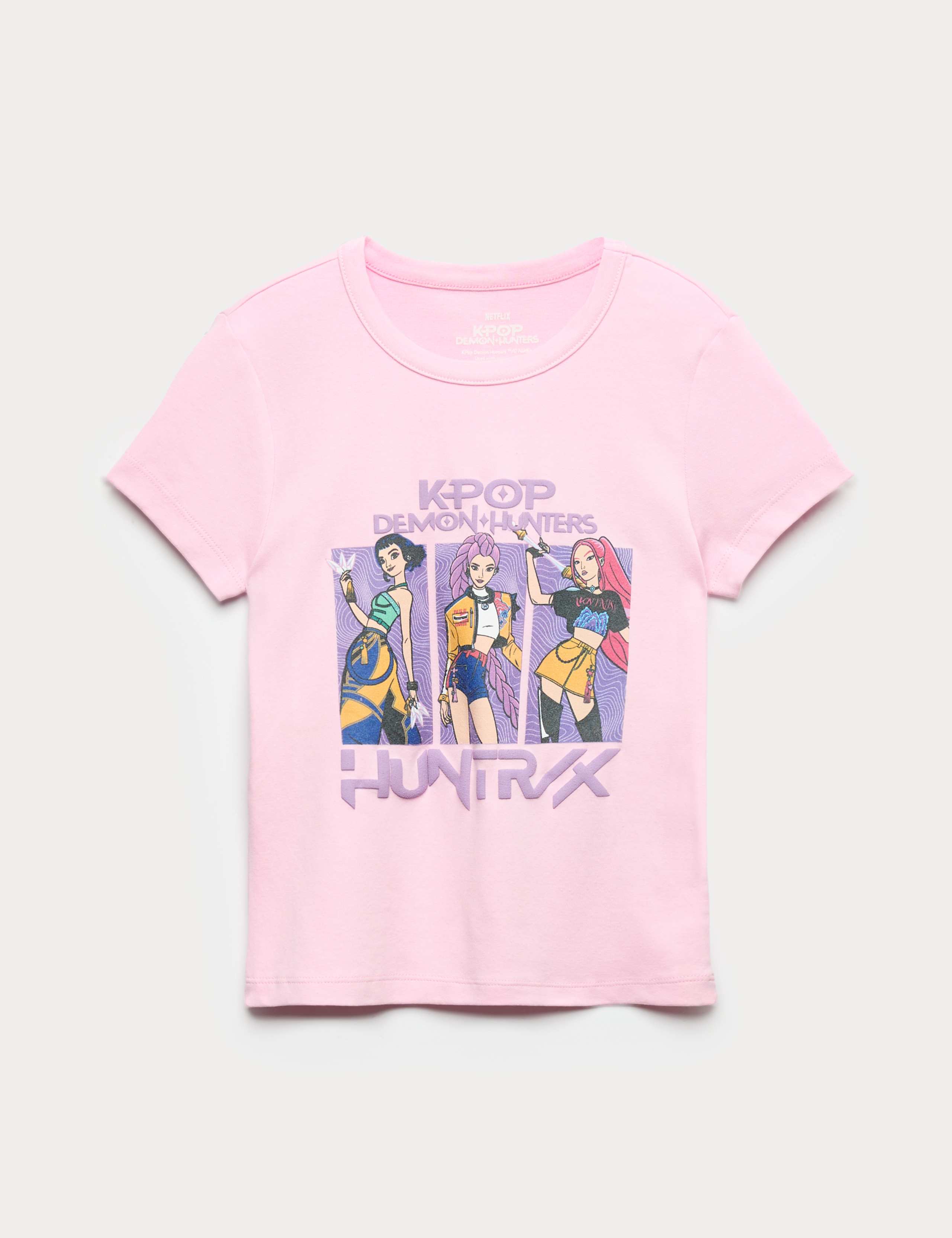Pure Cotton K-Pop Demon Hunters T-Shirt (6-16 Years)