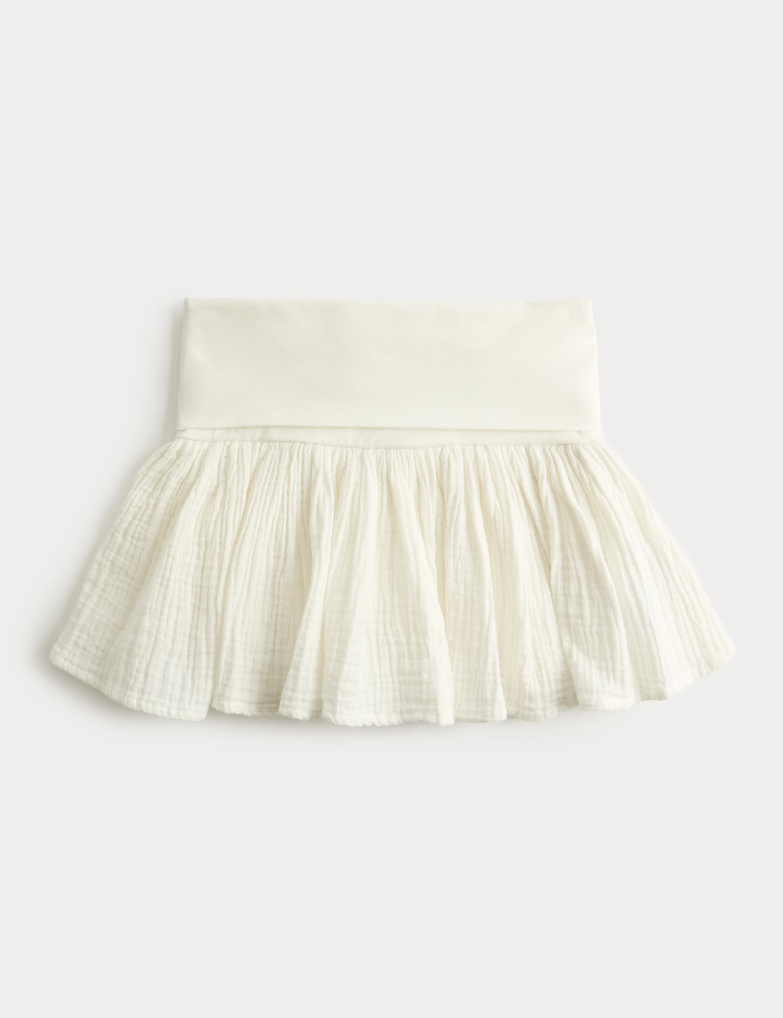 Cotton Rich Fold Over Mini Skort (6-16 Yrs)