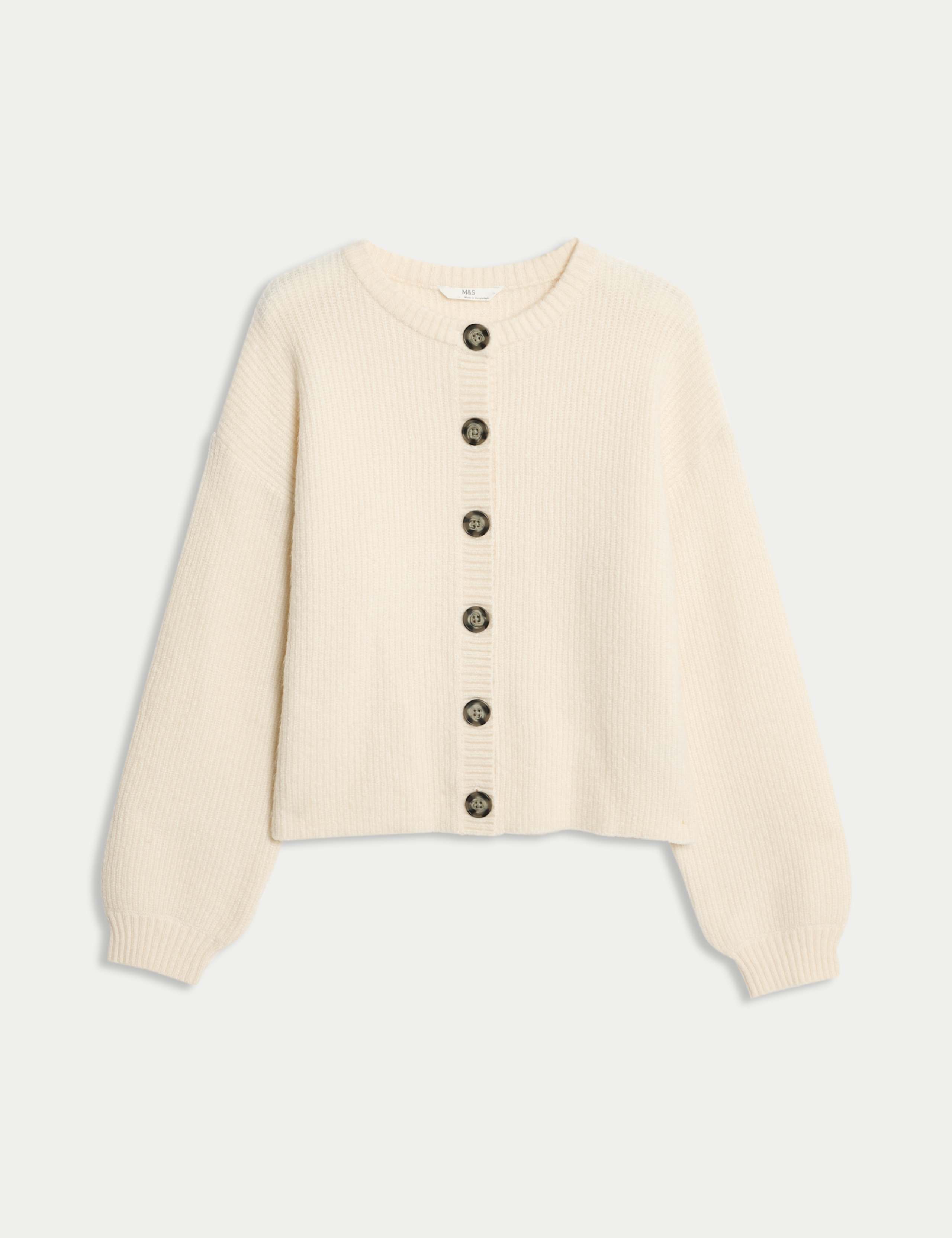 Ribbed Knitted Cardigan (6-16 Yrs)