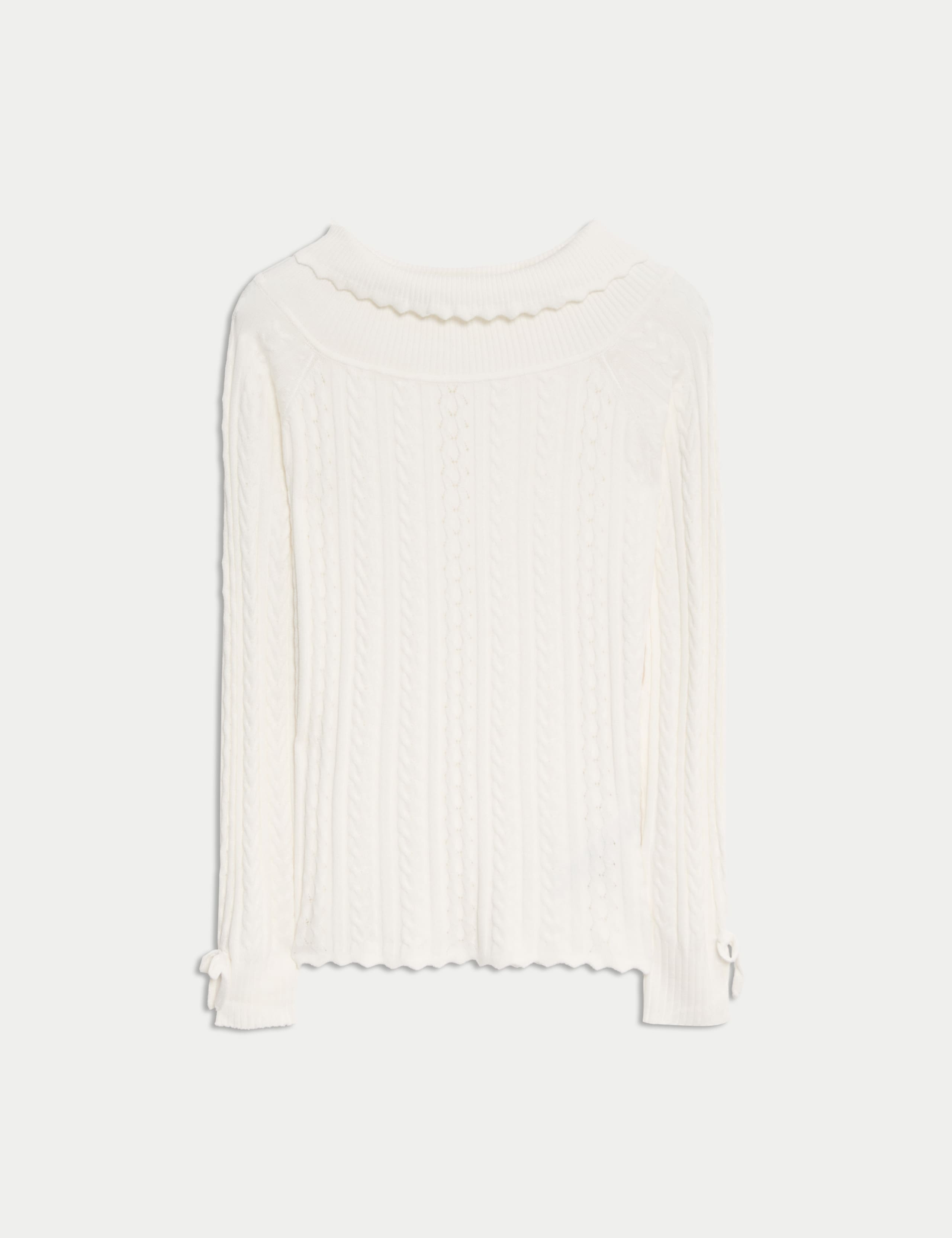 Knitted Bardot Top (6-16 Yrs)