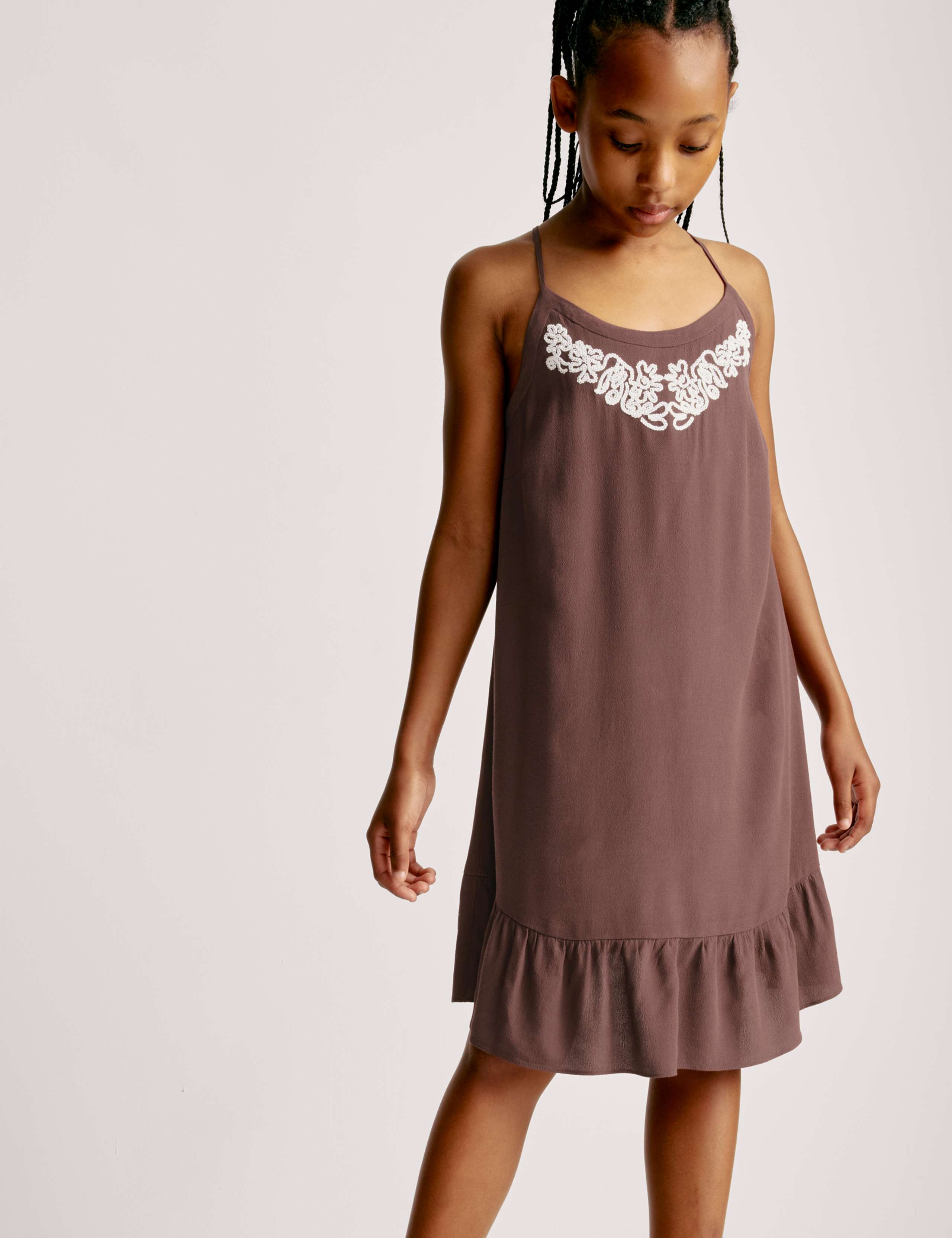 Embroidered Dress (6-16 Yrs)