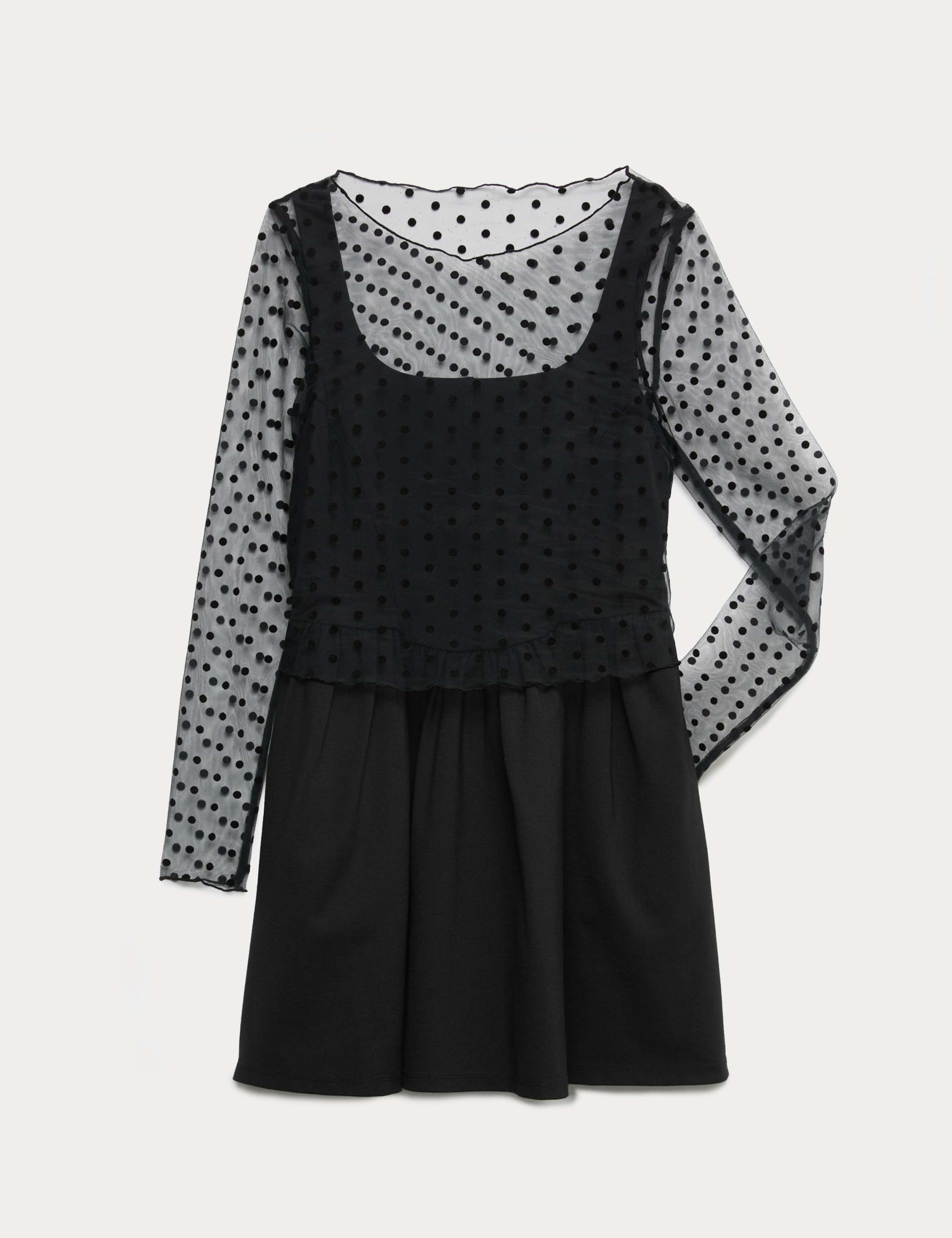 2pc Spotted Halloween Dress (6-16 Yrs)