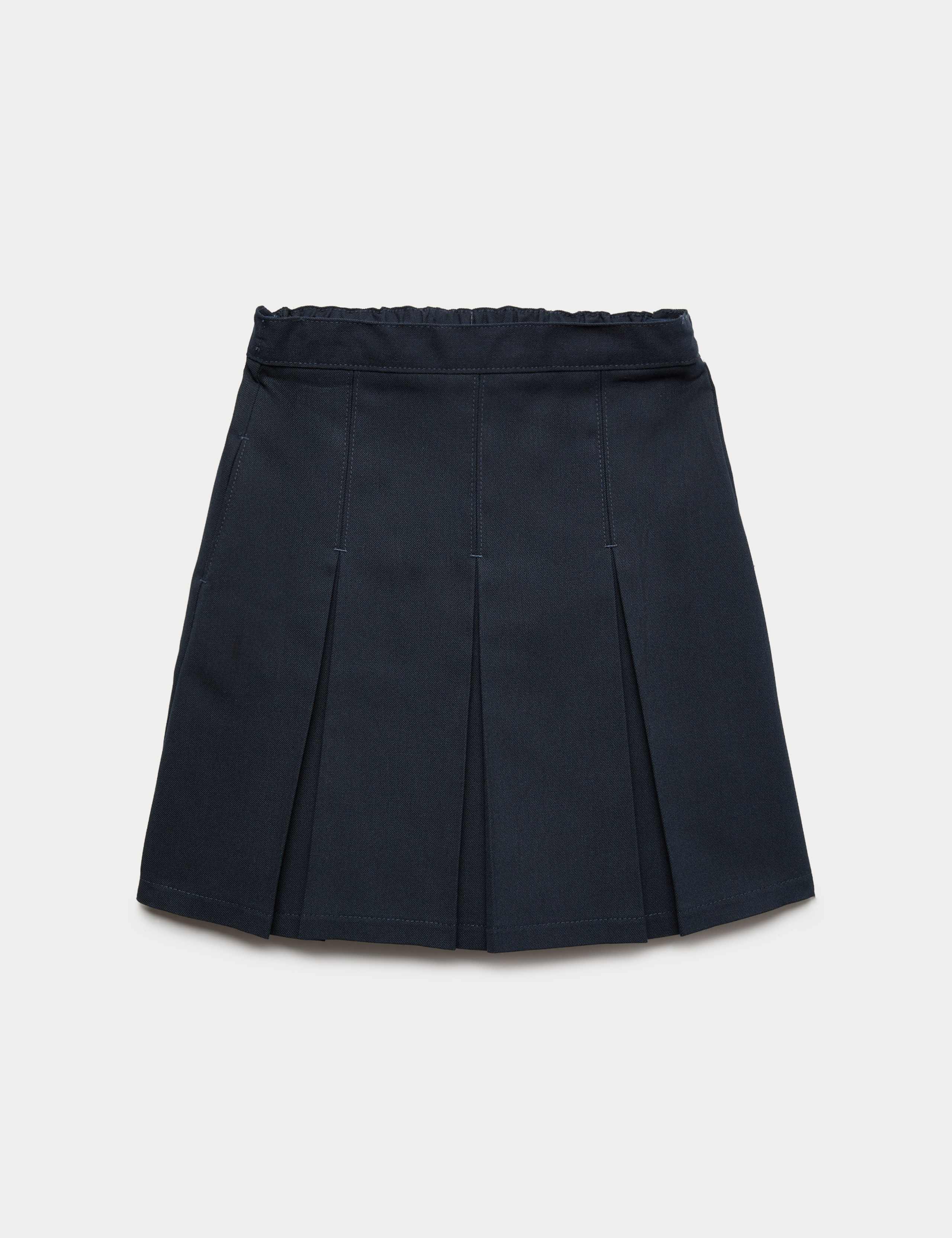 Girls' Permanent Pleats School Skirt (2-16 Yrs)