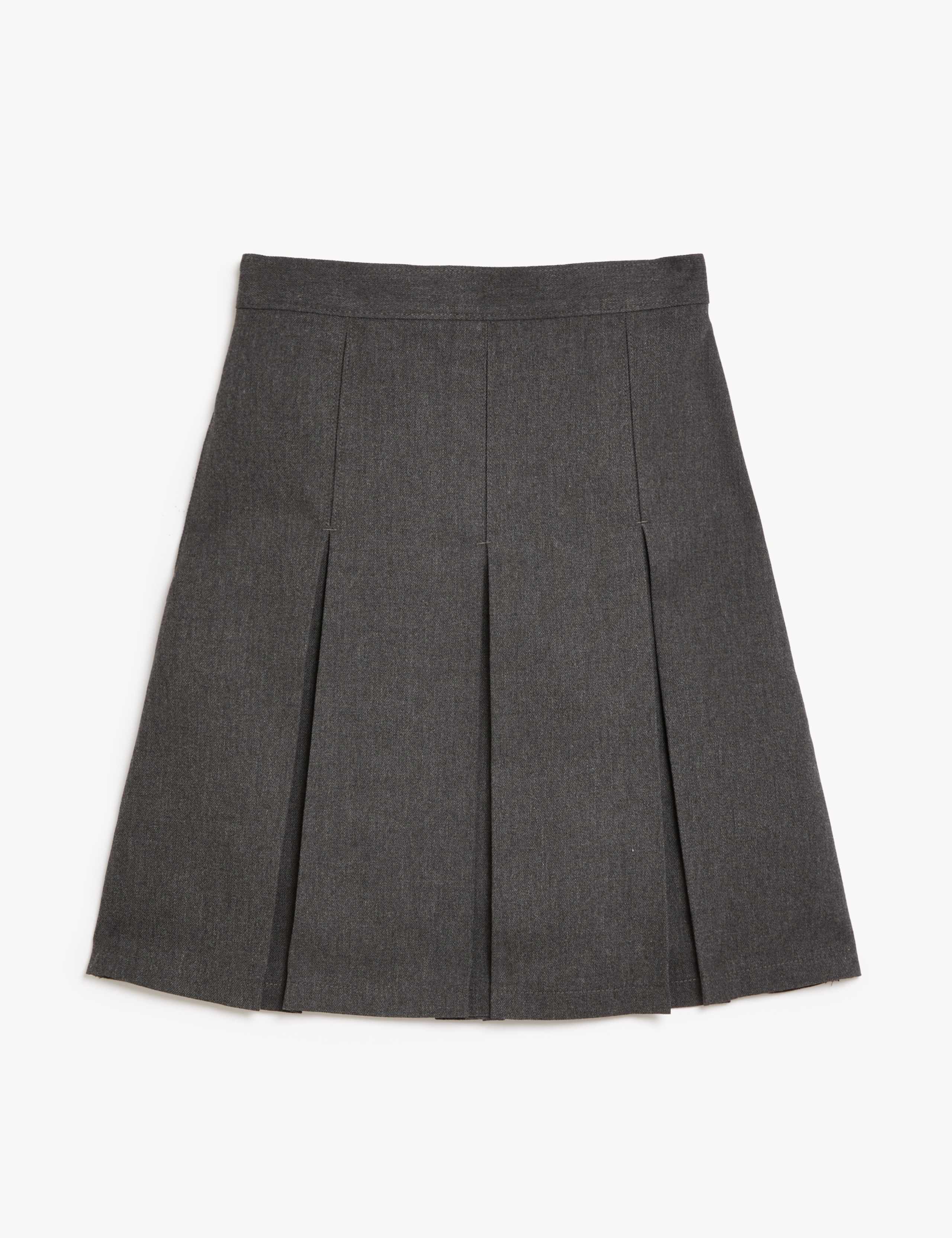 Girls' Permanent Pleats School Skirt (2-16 Yrs)