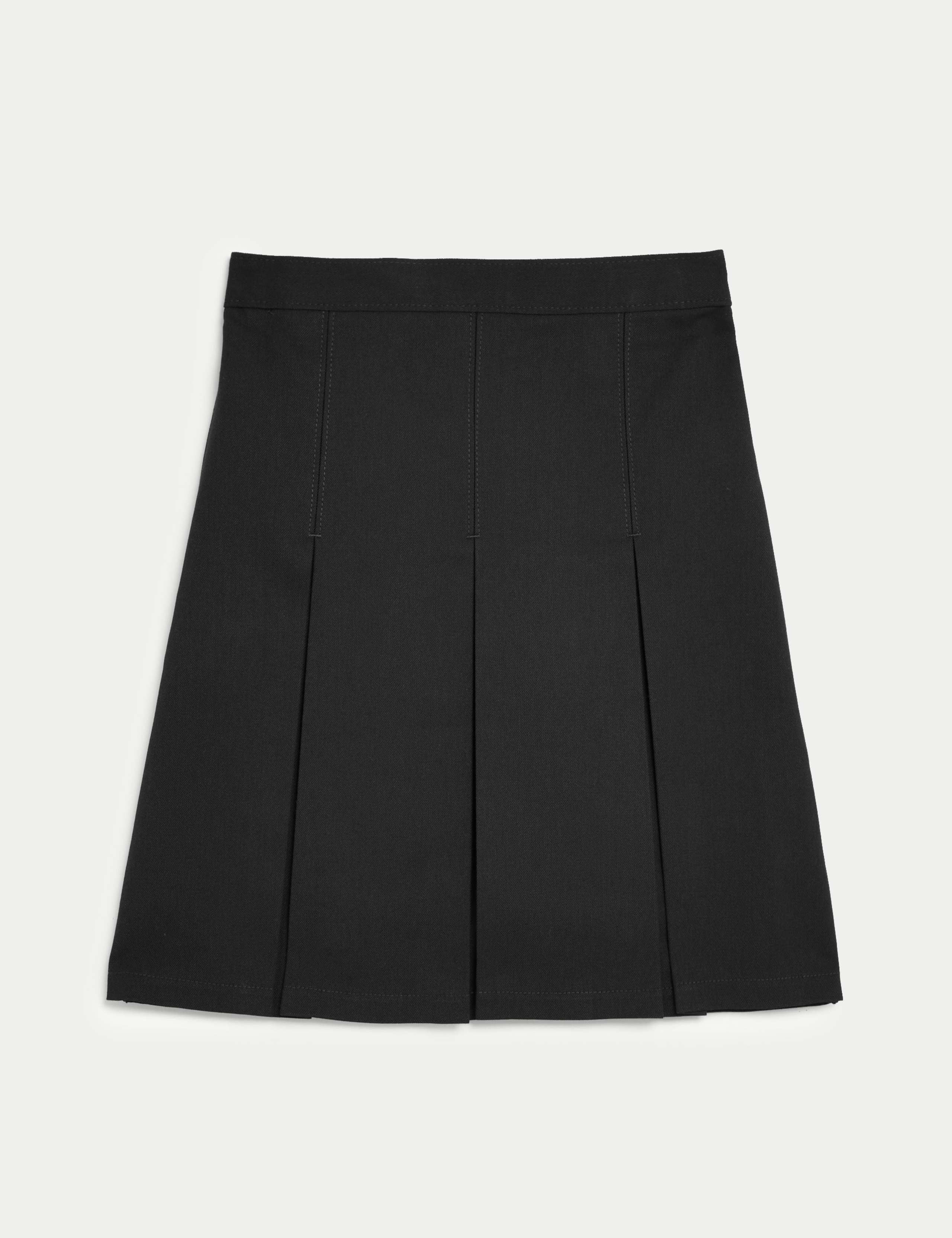 Girls' Permanent Pleats School Skirt (2-16 Yrs)