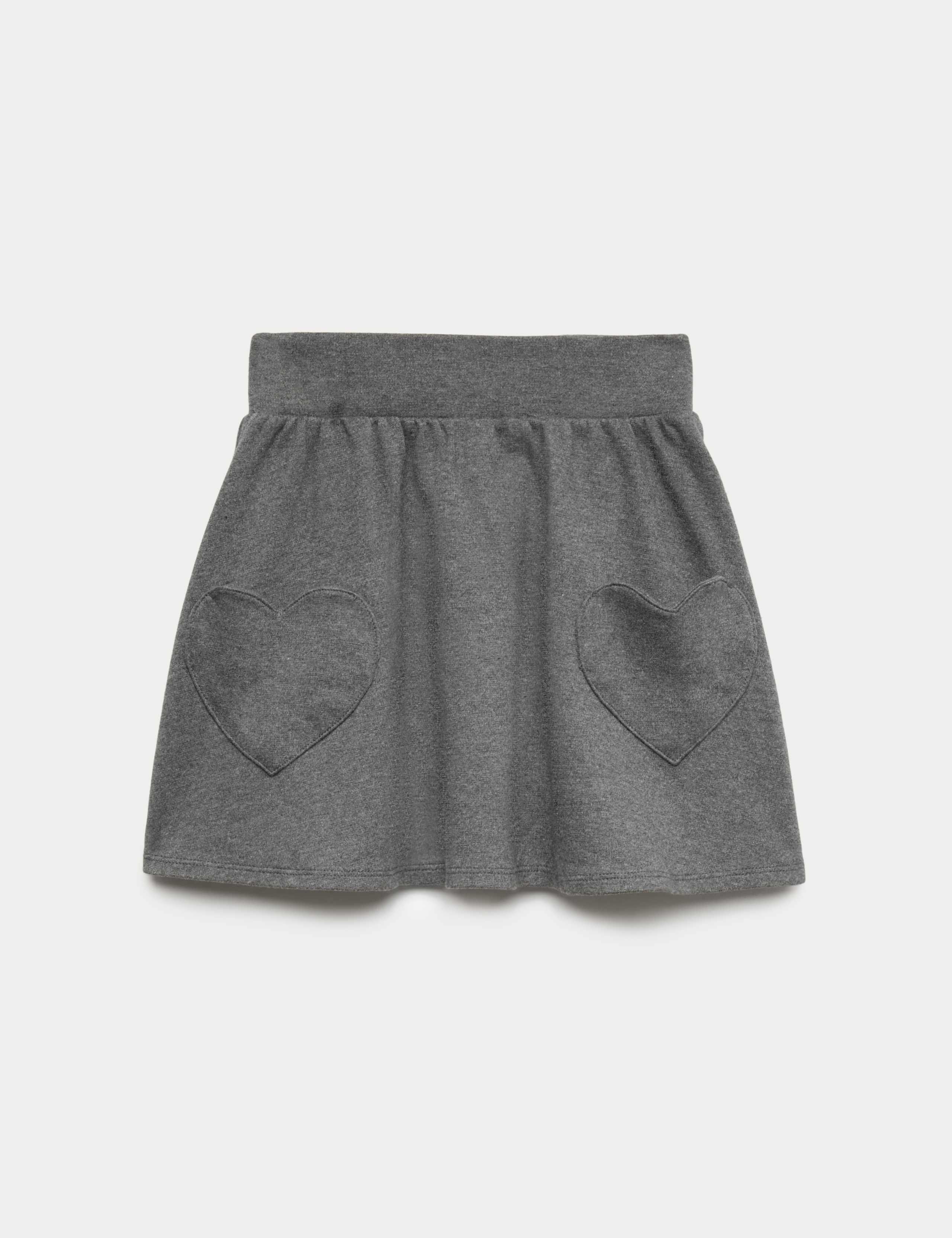 Girls' Cotton Rich Skater School Skirt (2-14 Yrs)