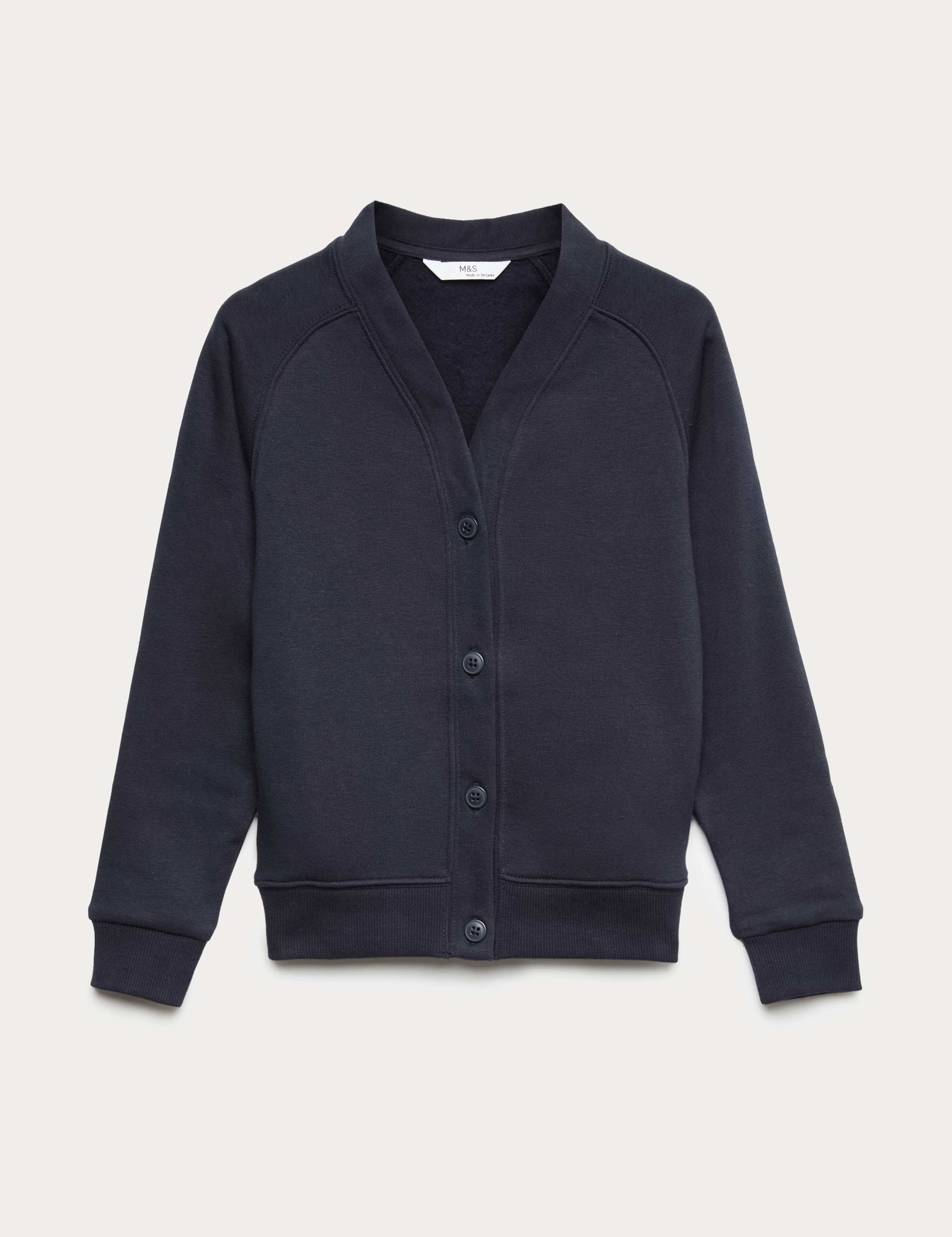 Girls' Jersey School Cardigan (2-18 Yrs)