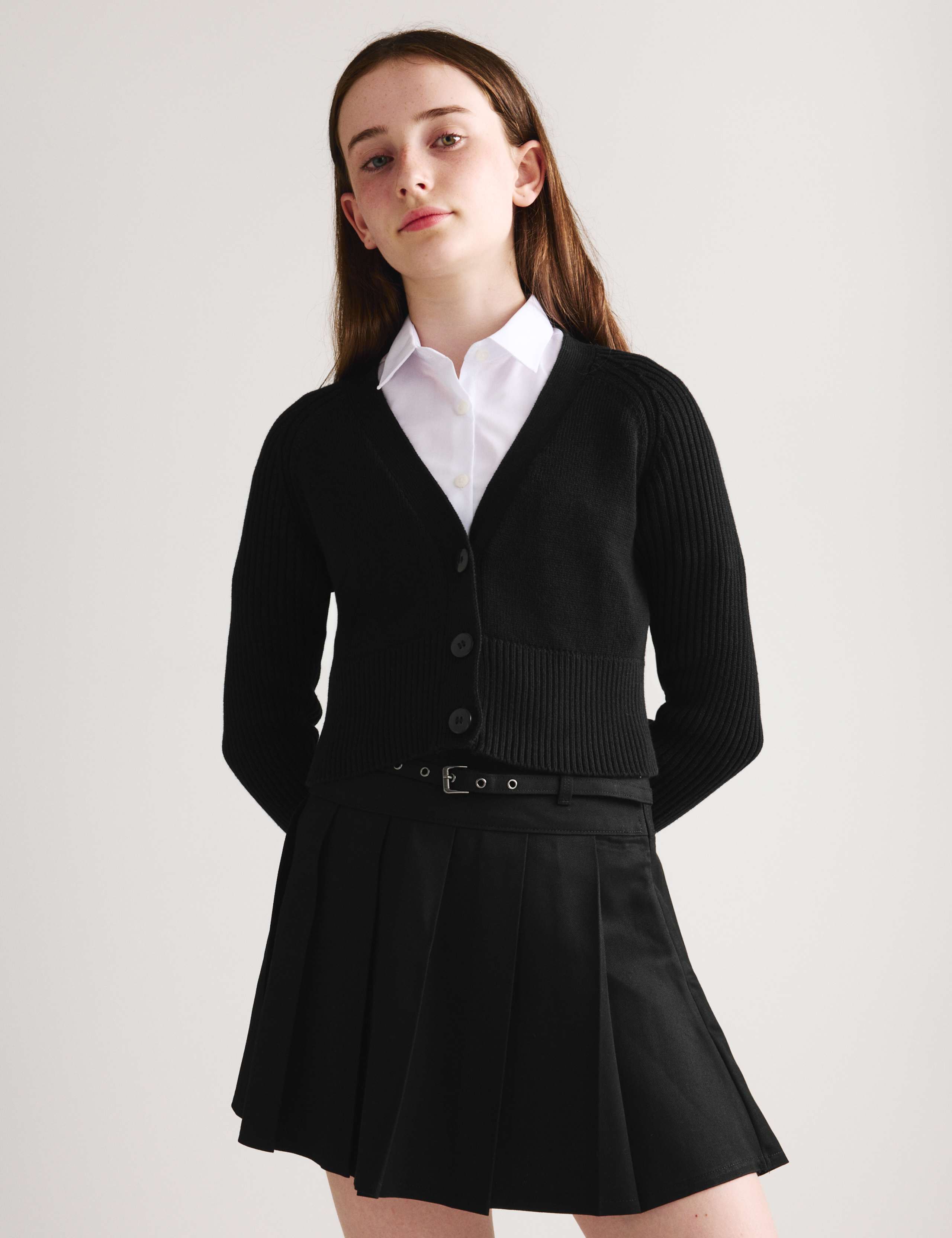 Pure Cotton V-Neck StayNew™ School Cardigan