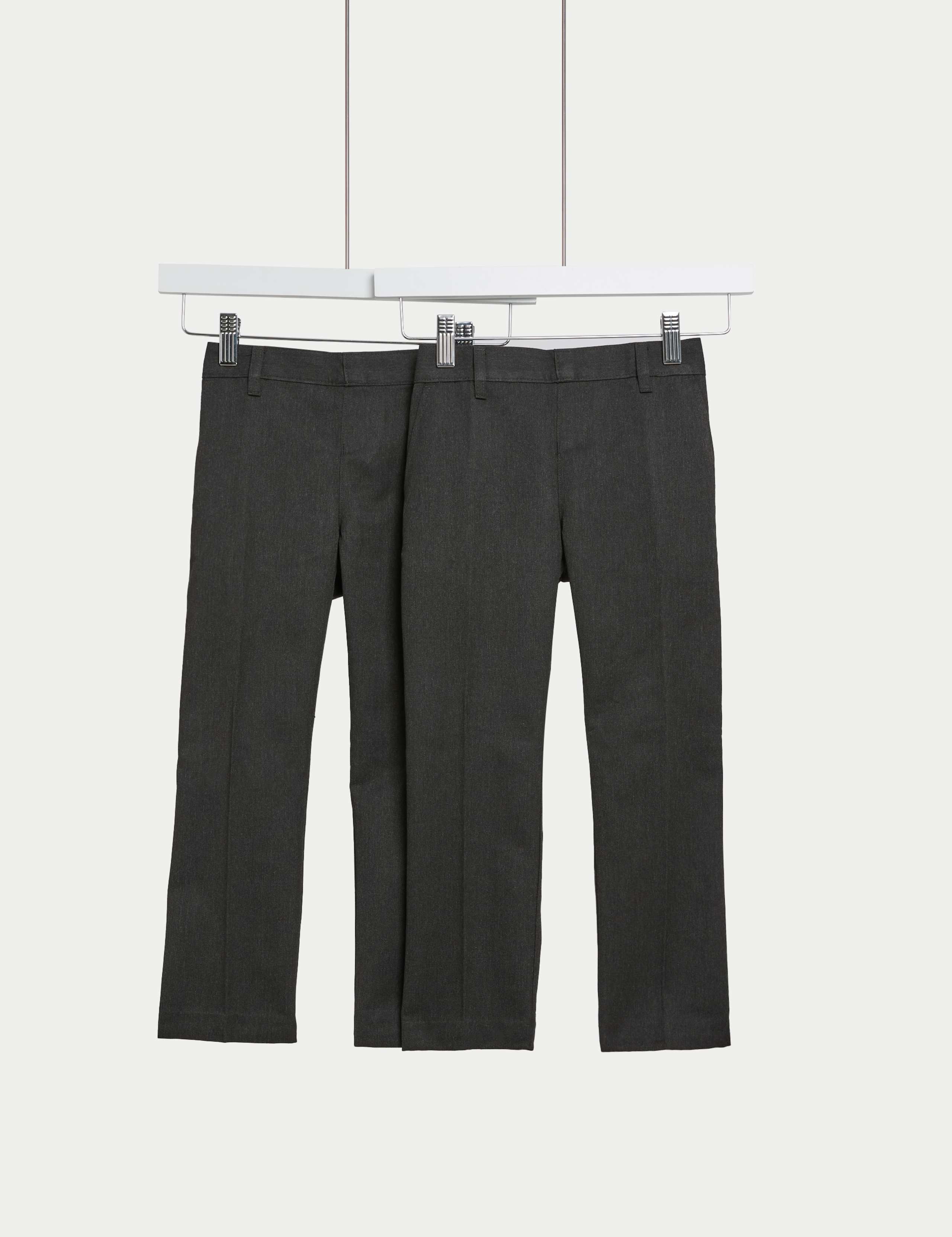 2pk Boys' Regular Leg School Trousers (2-18 Yrs)