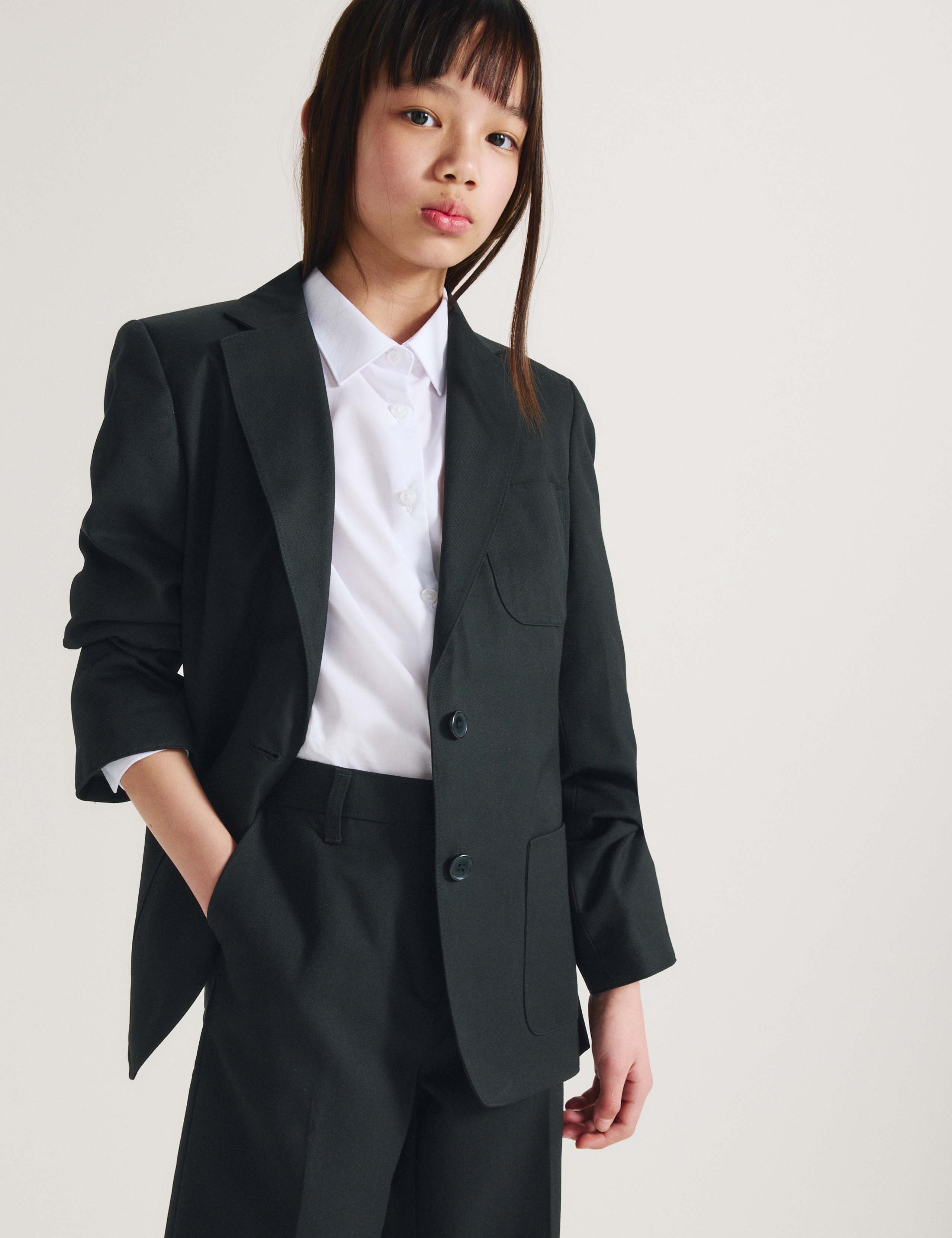 Senior Girls' Regular Fit School Blazer (9-18 Yrs)