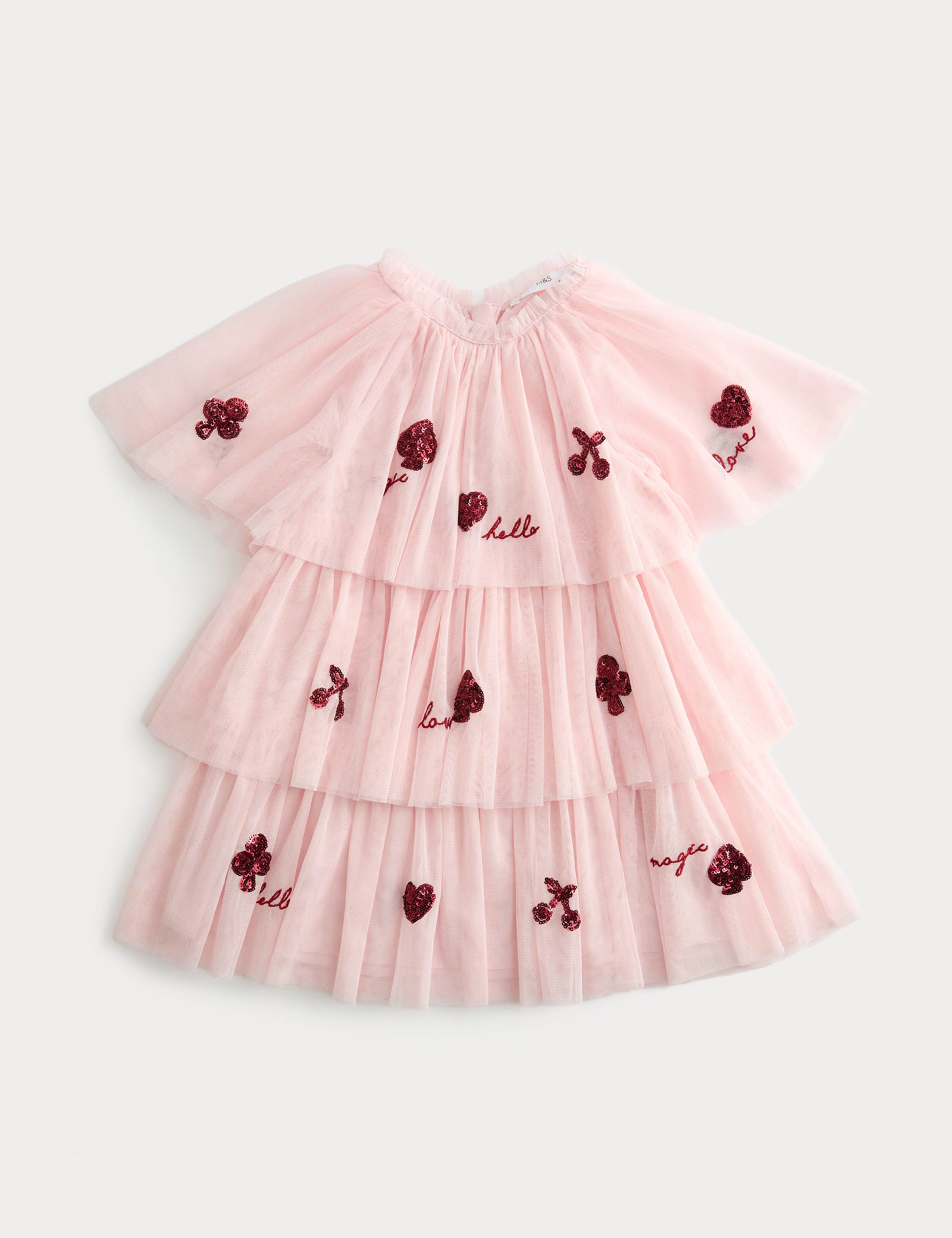 Sequin Tiered Dress (2-10 Yrs)