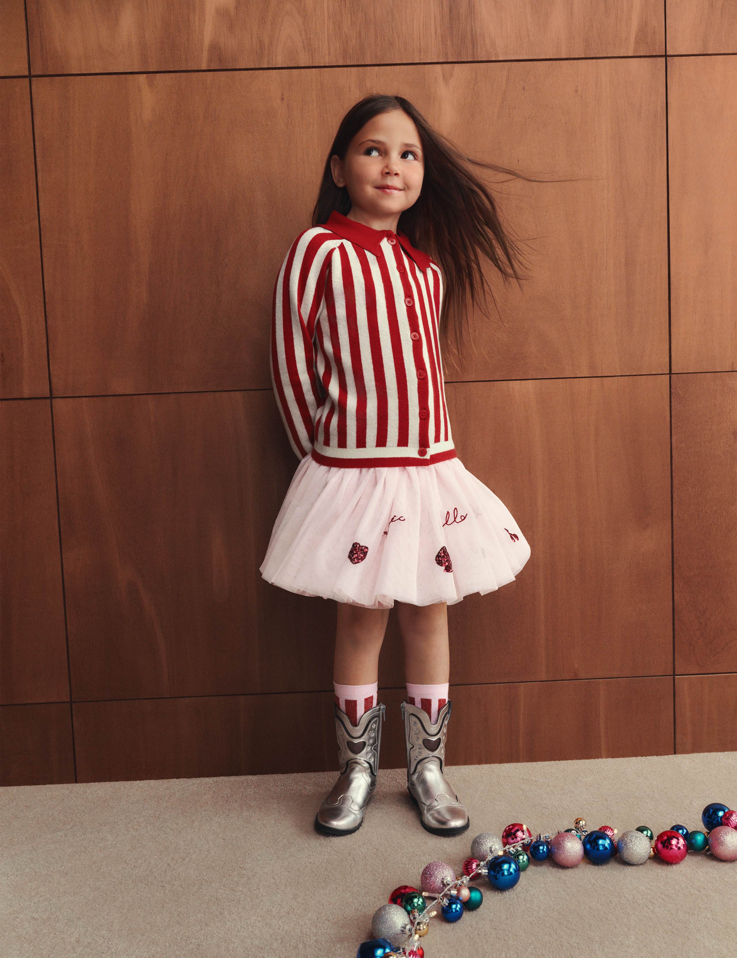 Candy Cane Cardigan (1-8 Yrs)