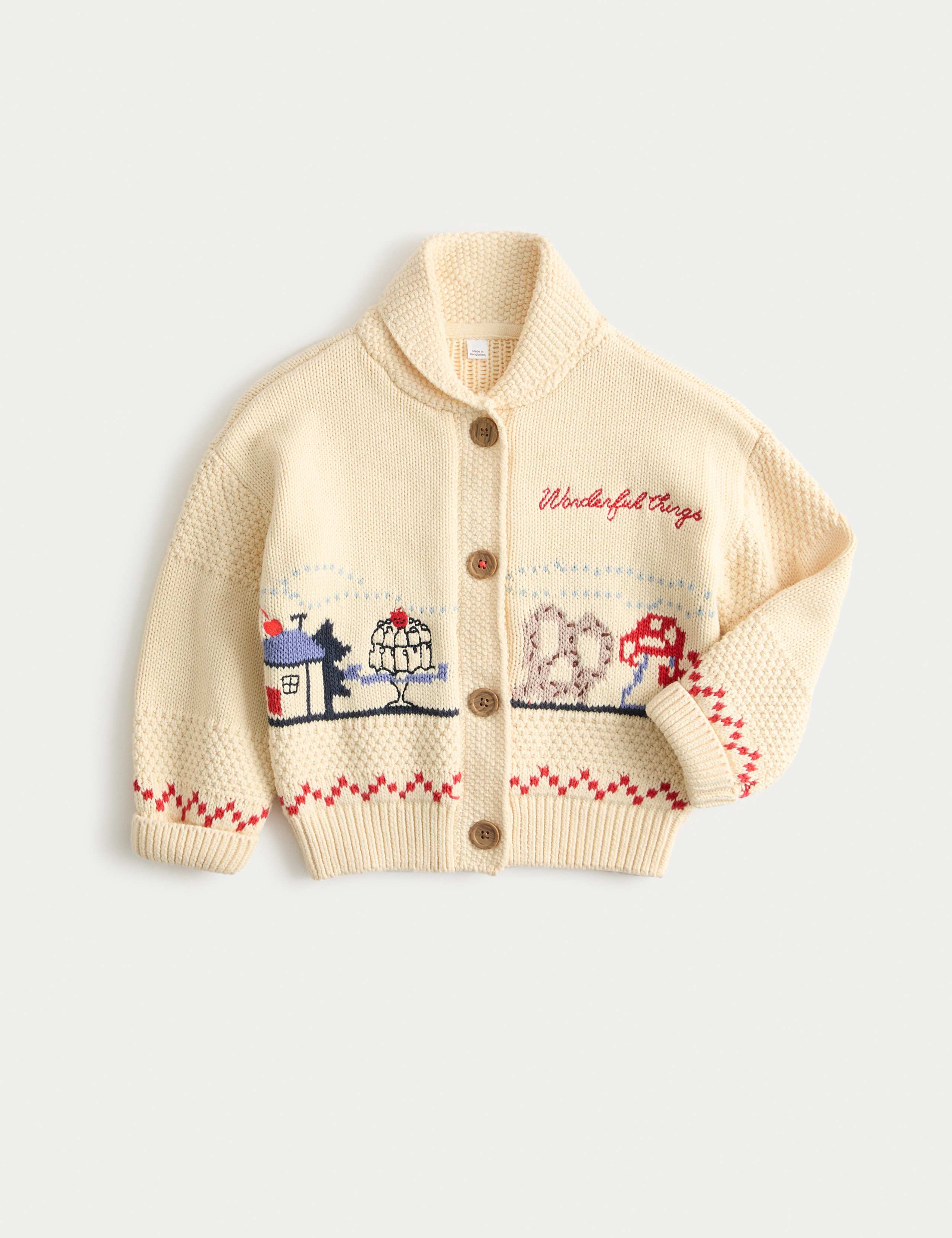 Pure Cotton Wonderful Cardigan (1-10 Yrs)
