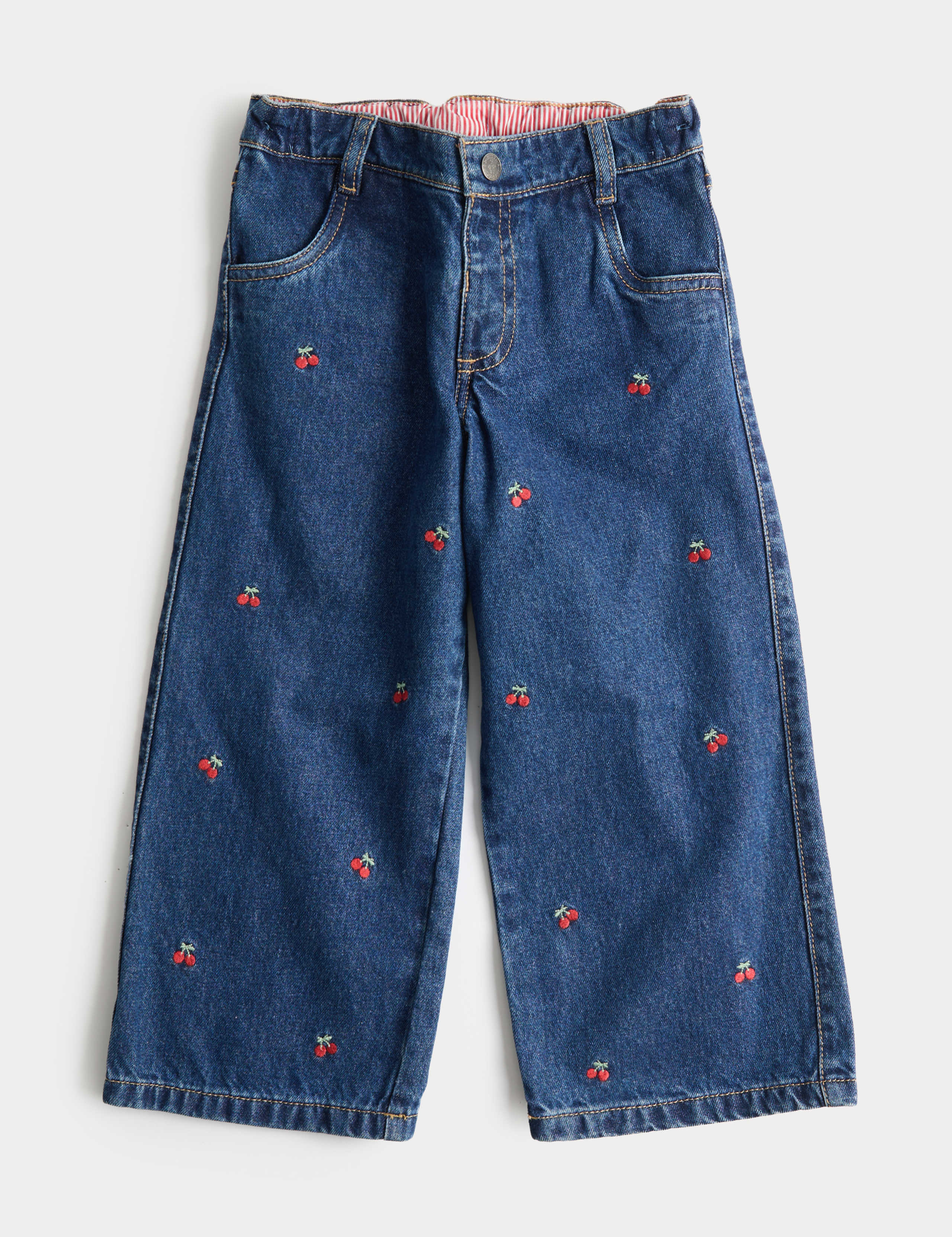 Denim Embroidered Jeans (2-10 Yrs)