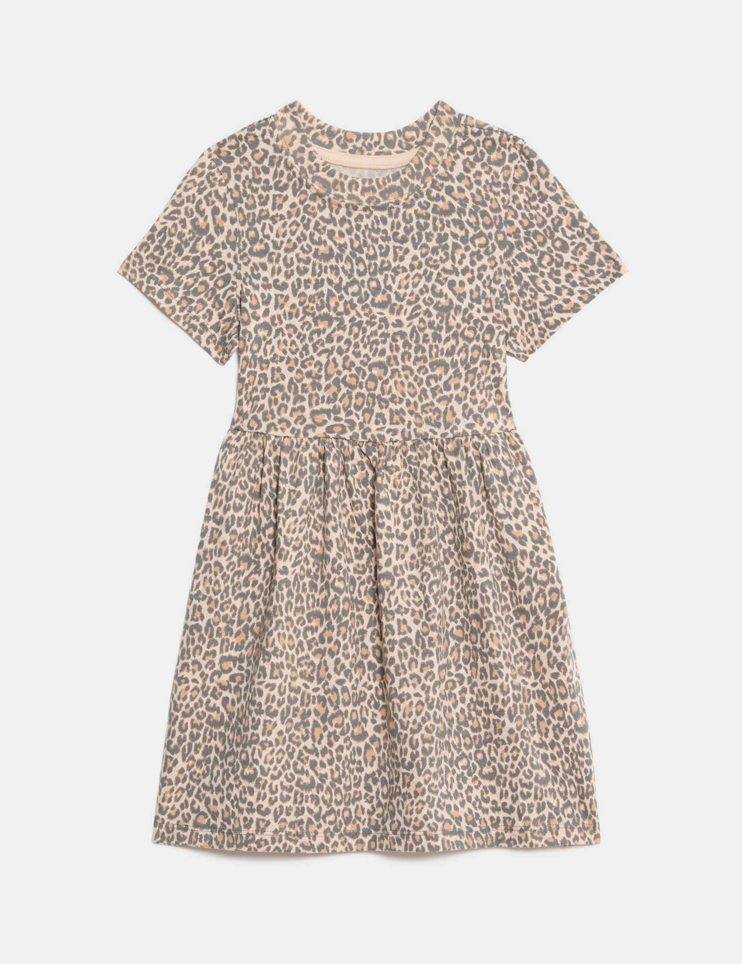 Pure Cotton Leopard Dress (12 Mths-8 Yrs)