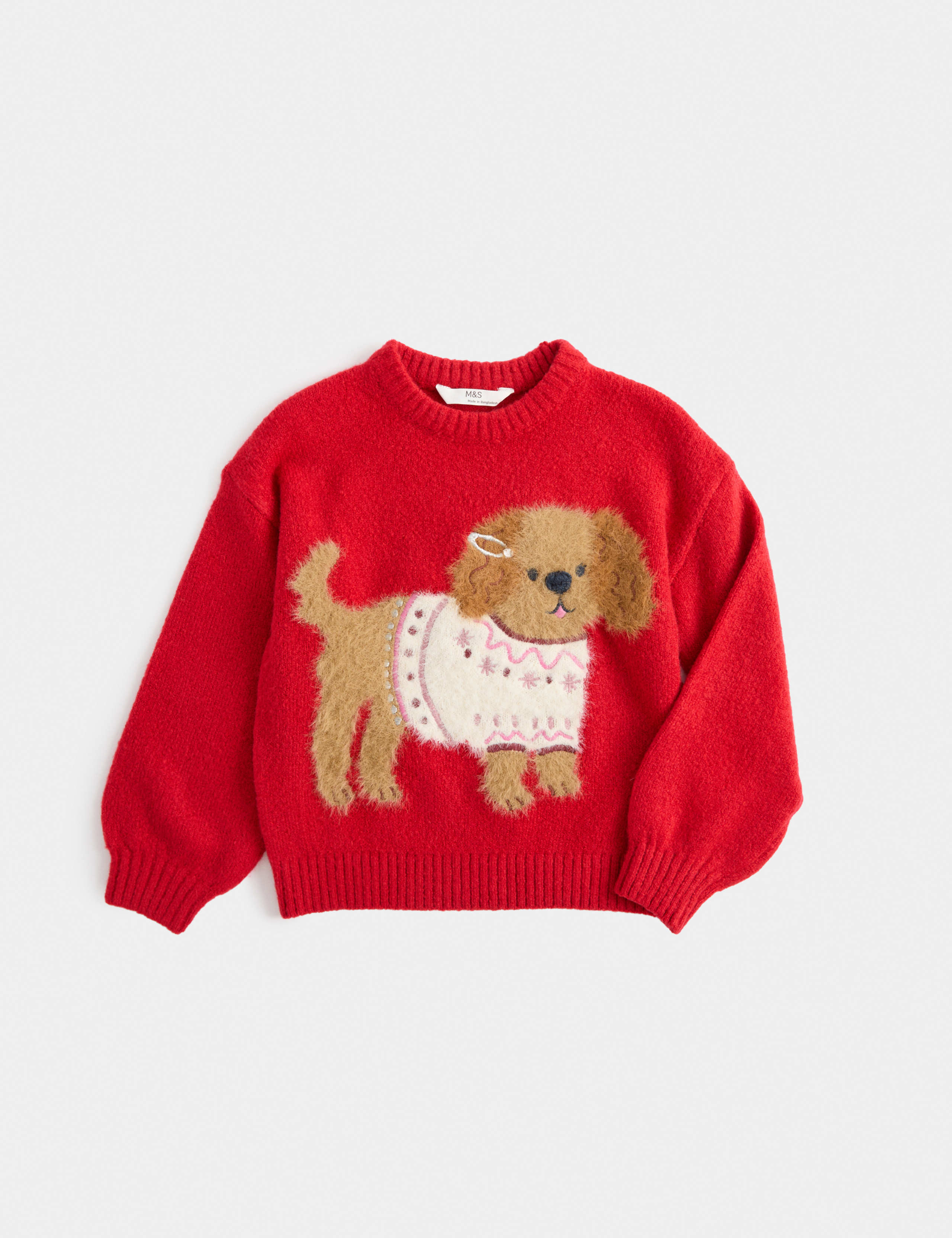 Animal Knitted Round Neck Jumper