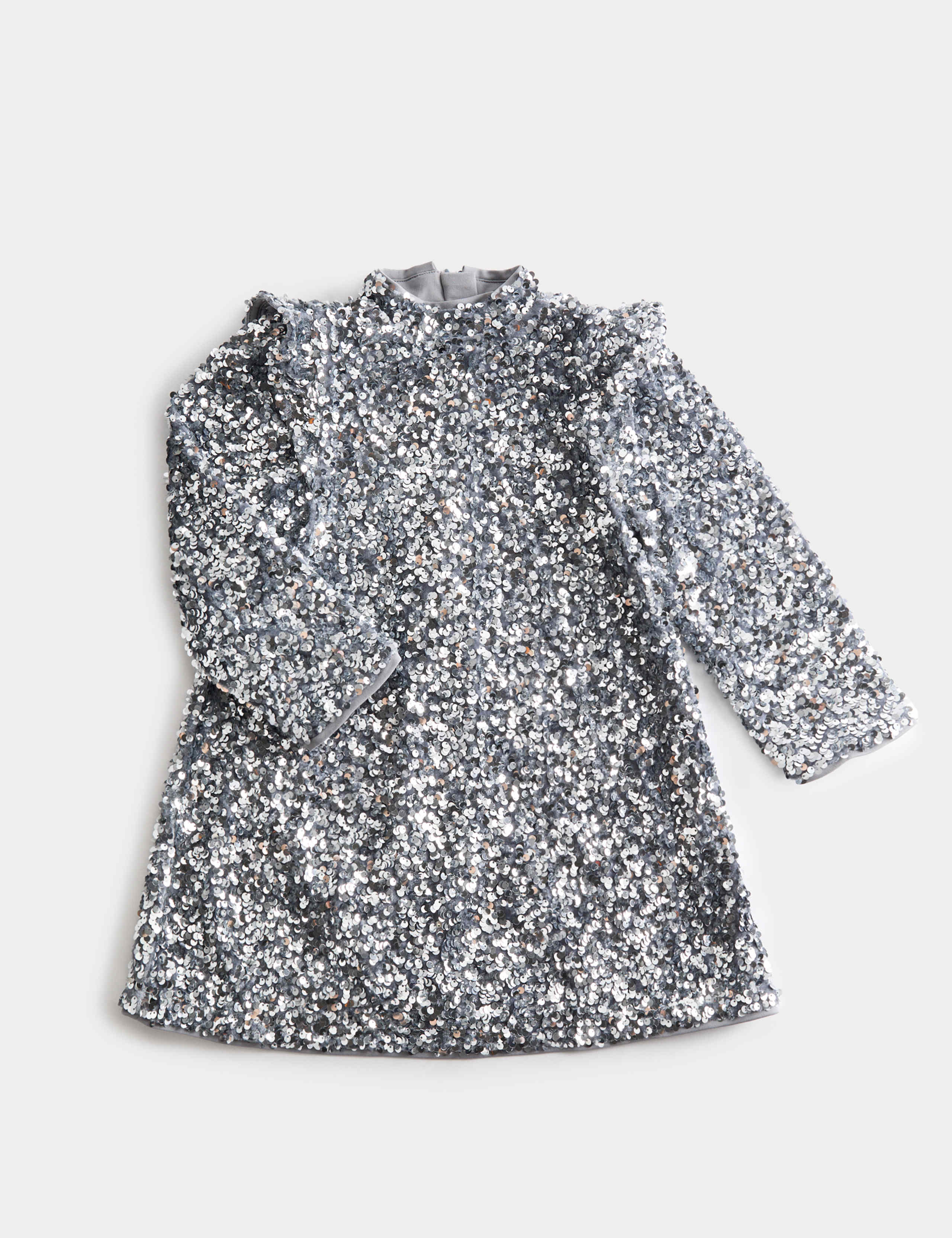 Velour Sequin Prom Dress (2-8 Yrs)