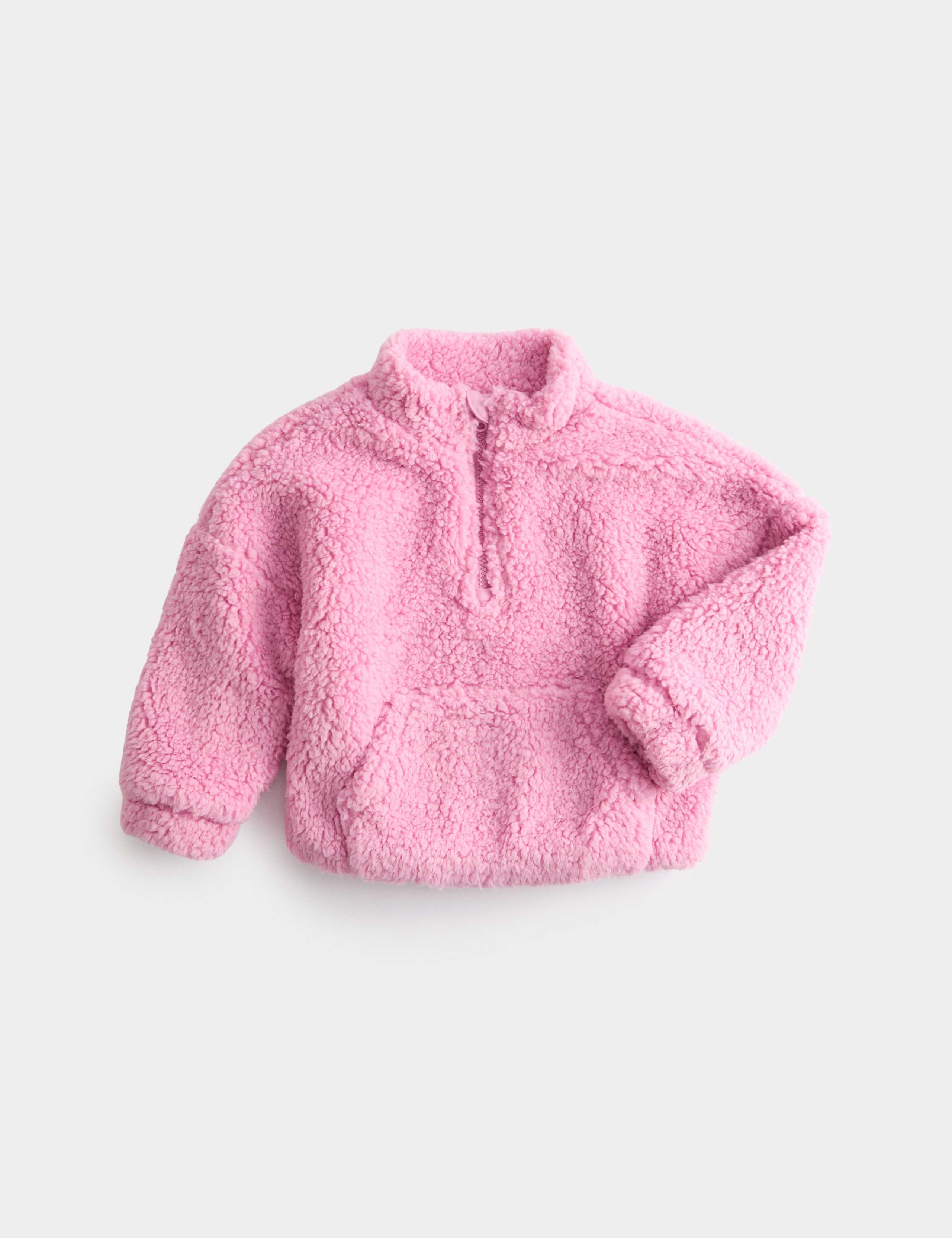 Borg Half Zip Jacket (2-10 Yrs)