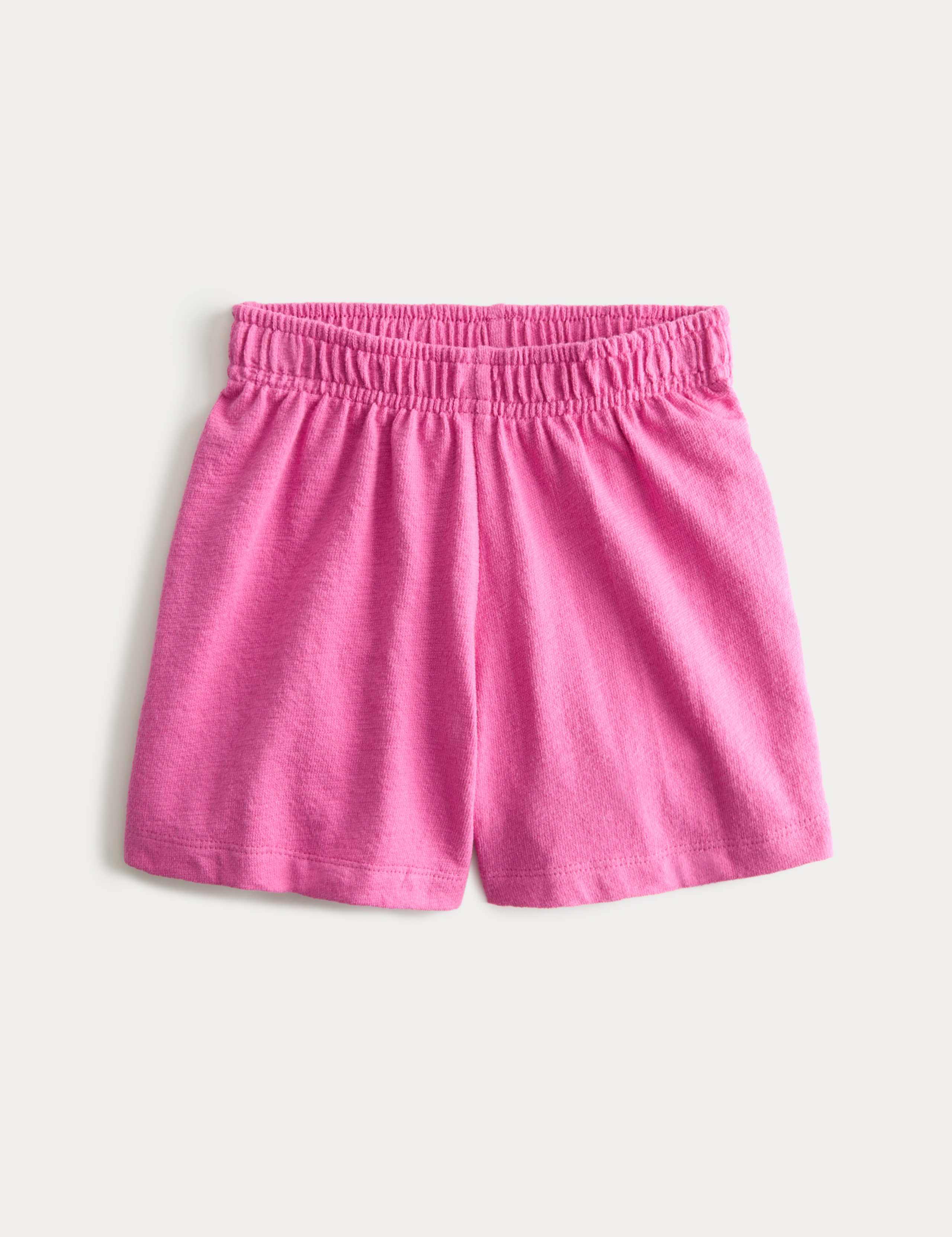 Pure Cotton Elasticated Waist Shorts (2-8 Yrs)