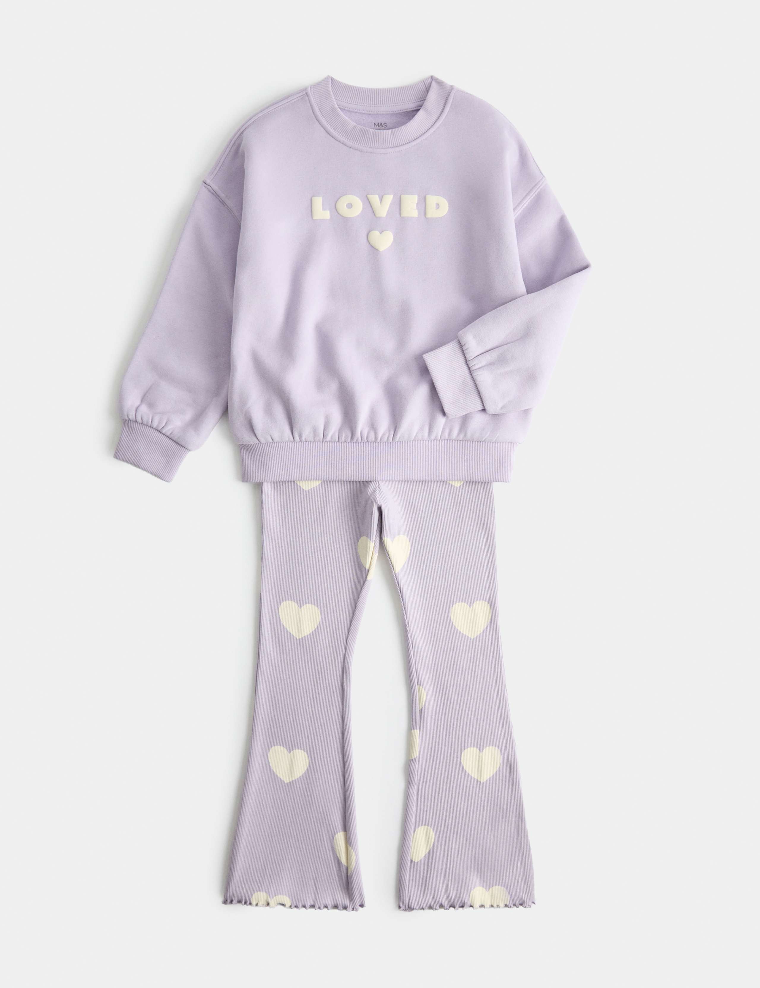 Cotton Rich Loved Kickflare Set (2-8 Yrs)