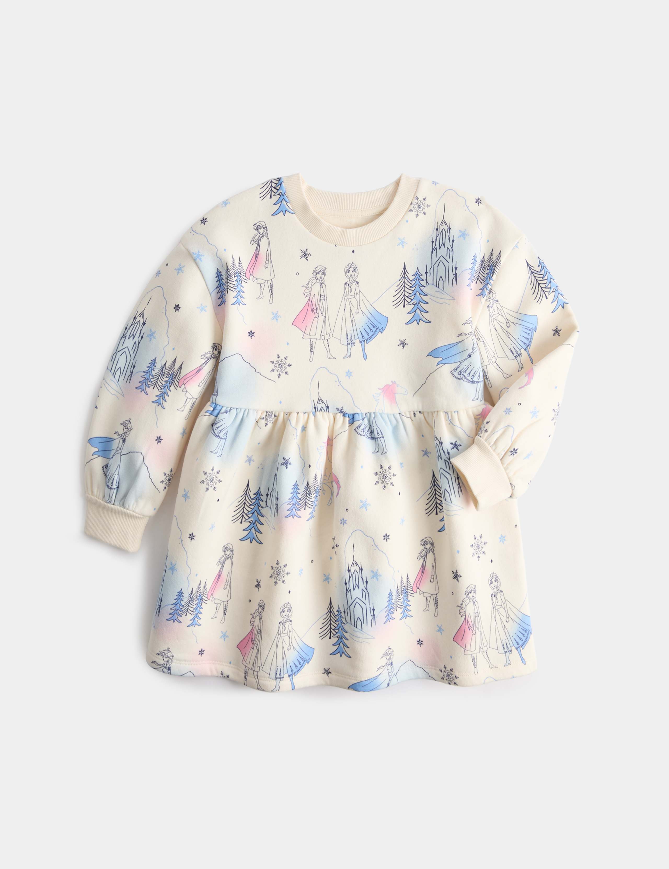 Cotton Rich Disney Frozen™ Sweat Dress (2-8 Yrs)