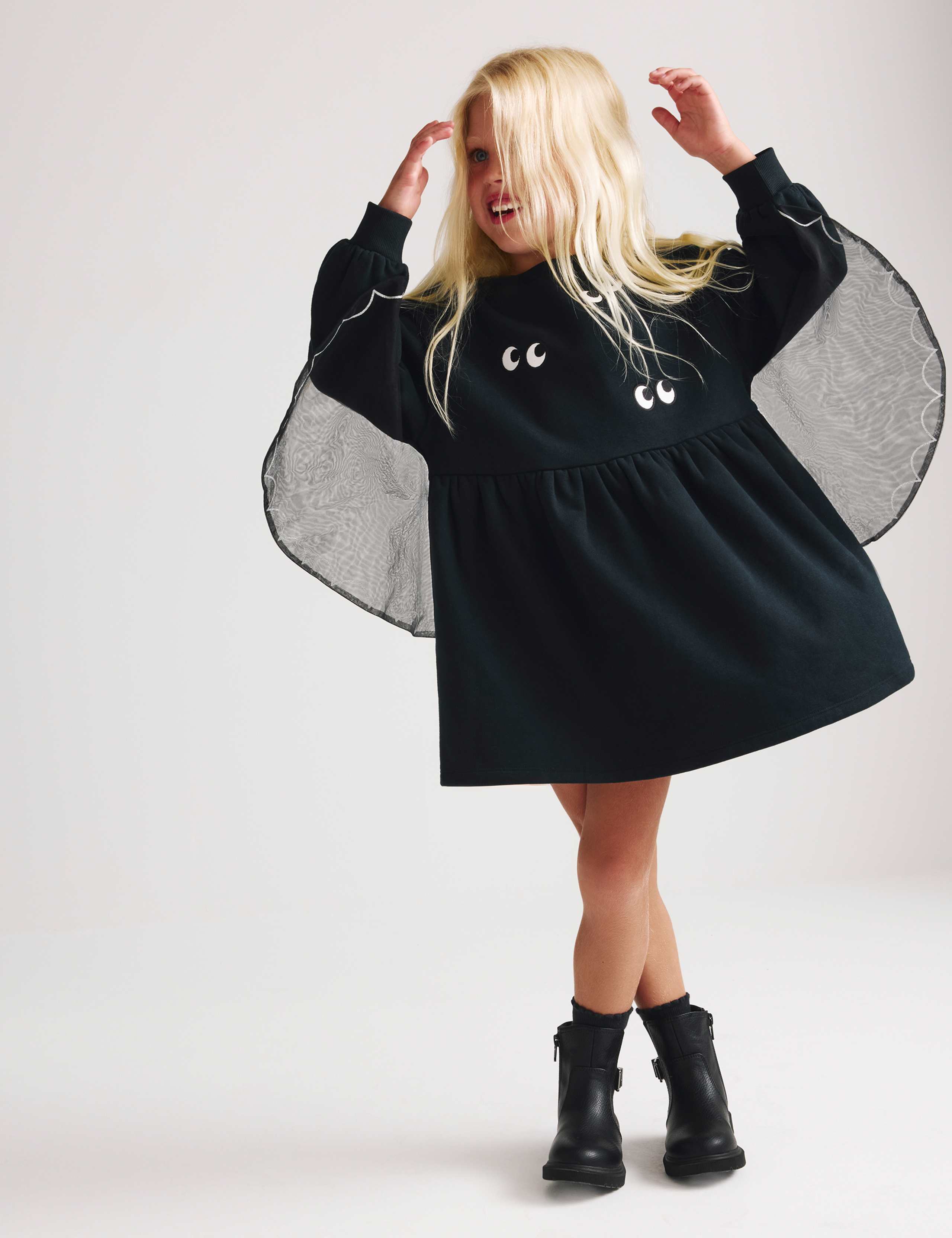 Cotton Rich Halloween Cape Dress (2-8 Yrs)