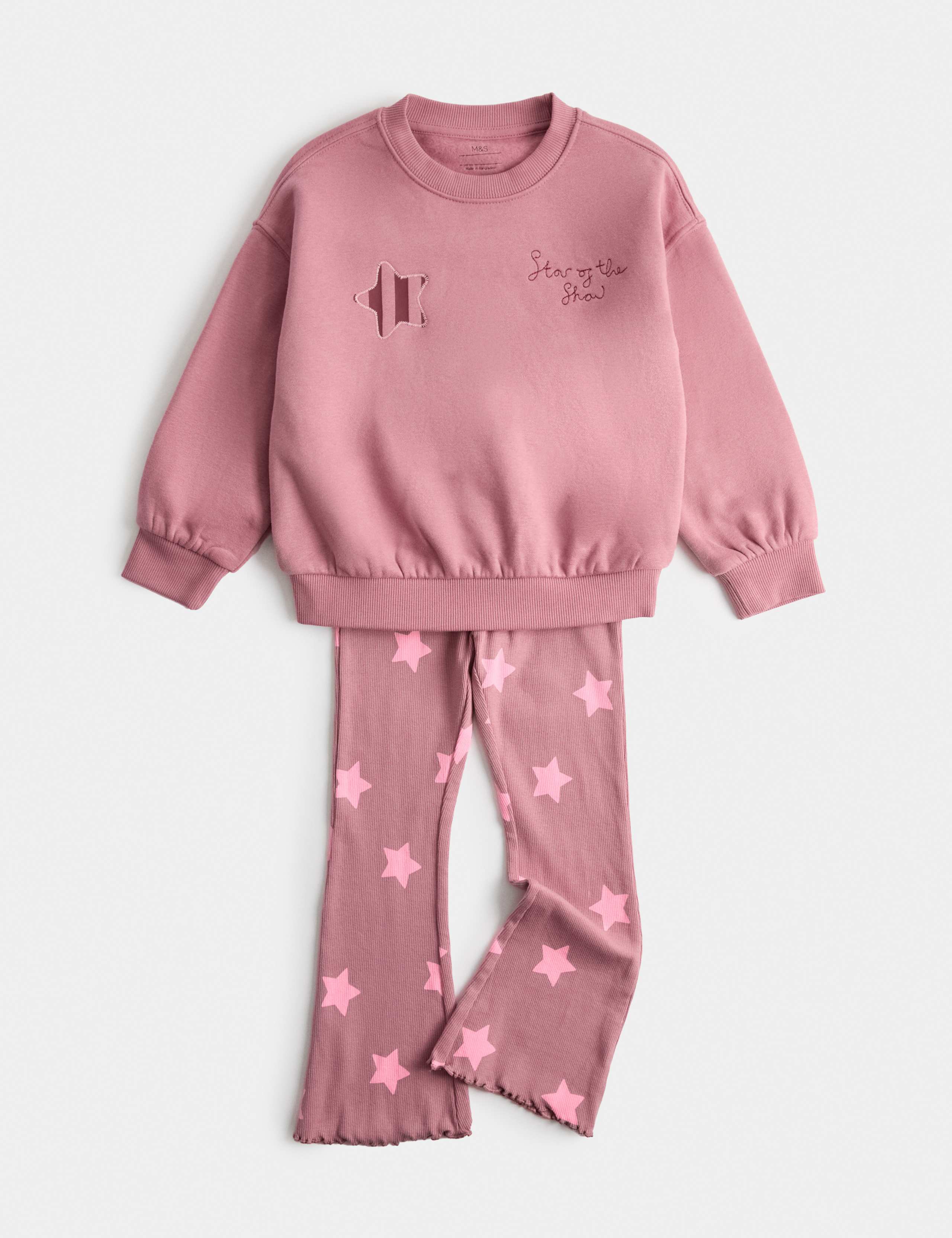 Cotton Rich Stars Top & Bottom Outfit (2-8 Yrs)