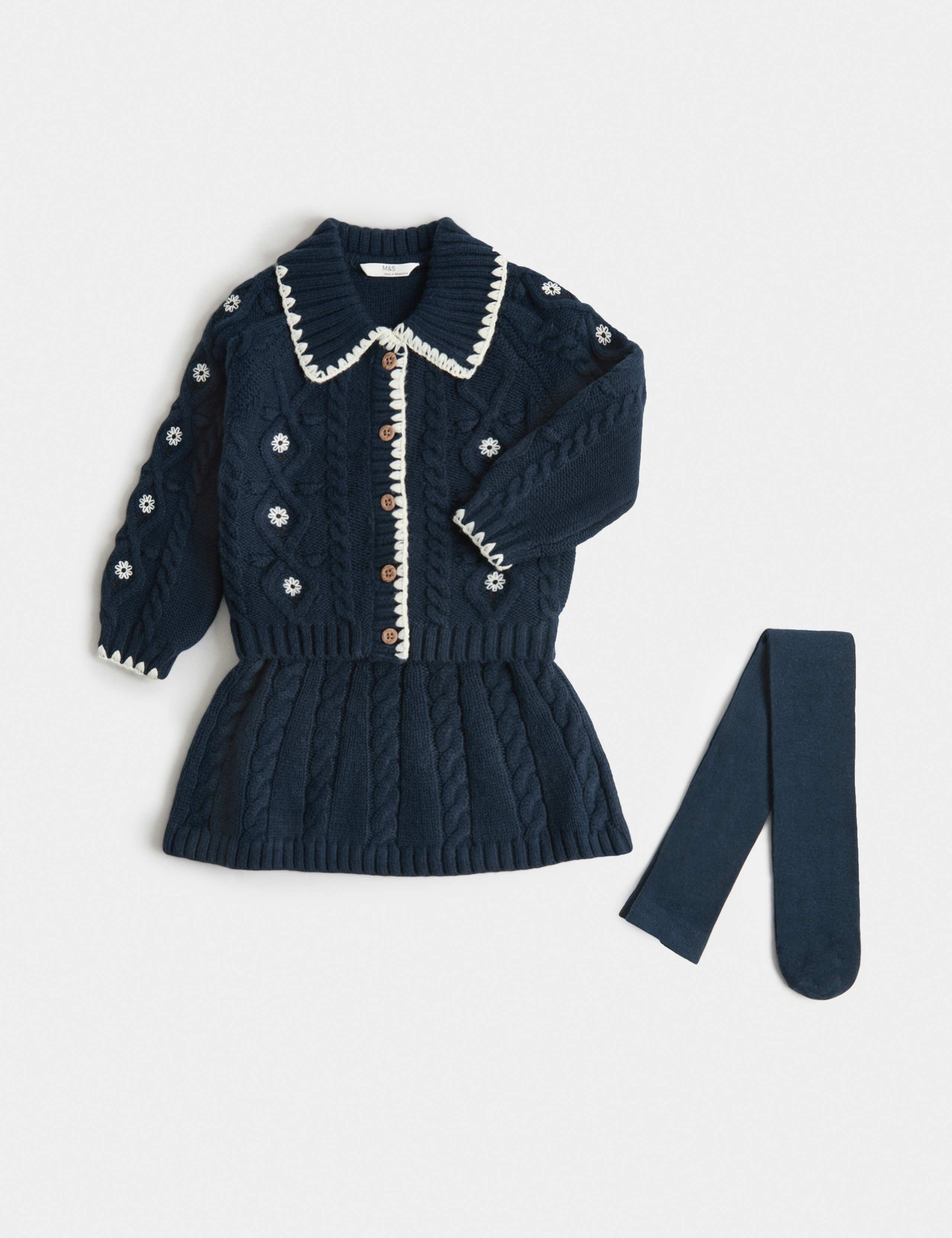 Embroidered Top & Bottom Outfit
