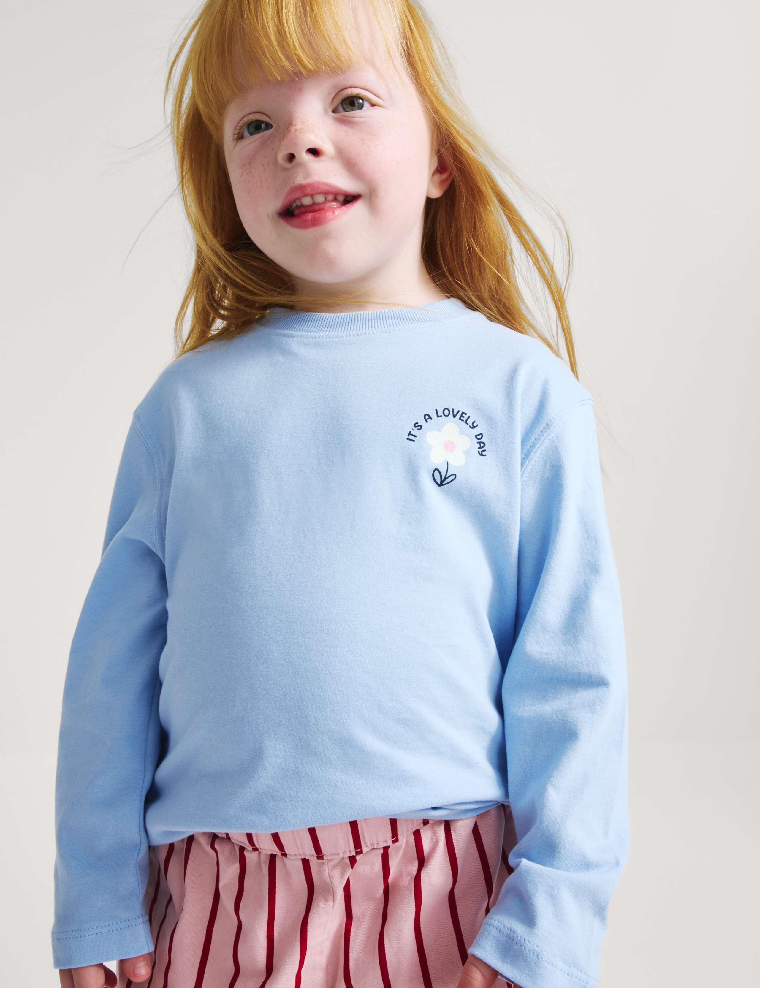 Pure Cotton Flower Top (2-8 Yrs)