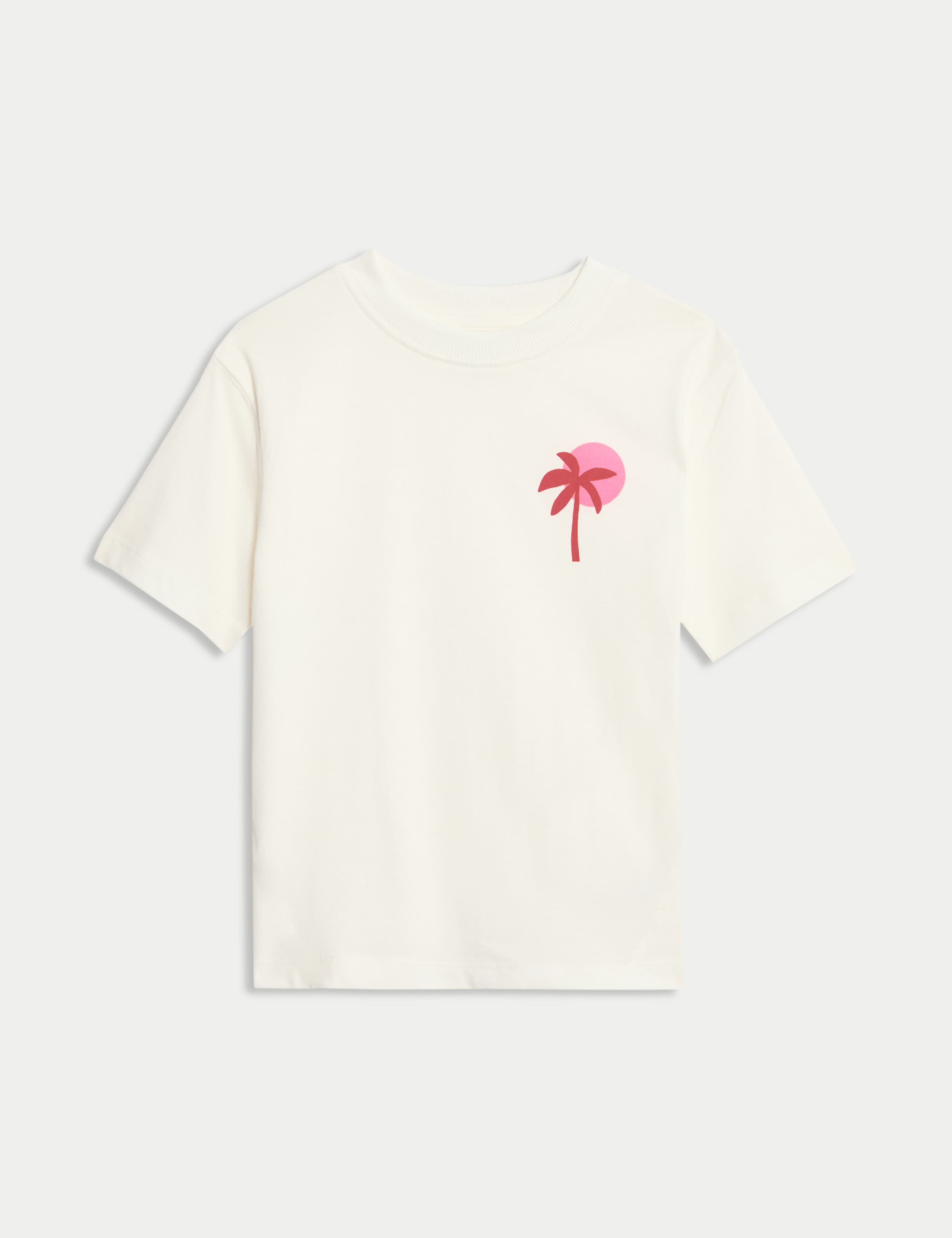 Pure Cotton Palm Tree T-Shirt (2-8Yrs)