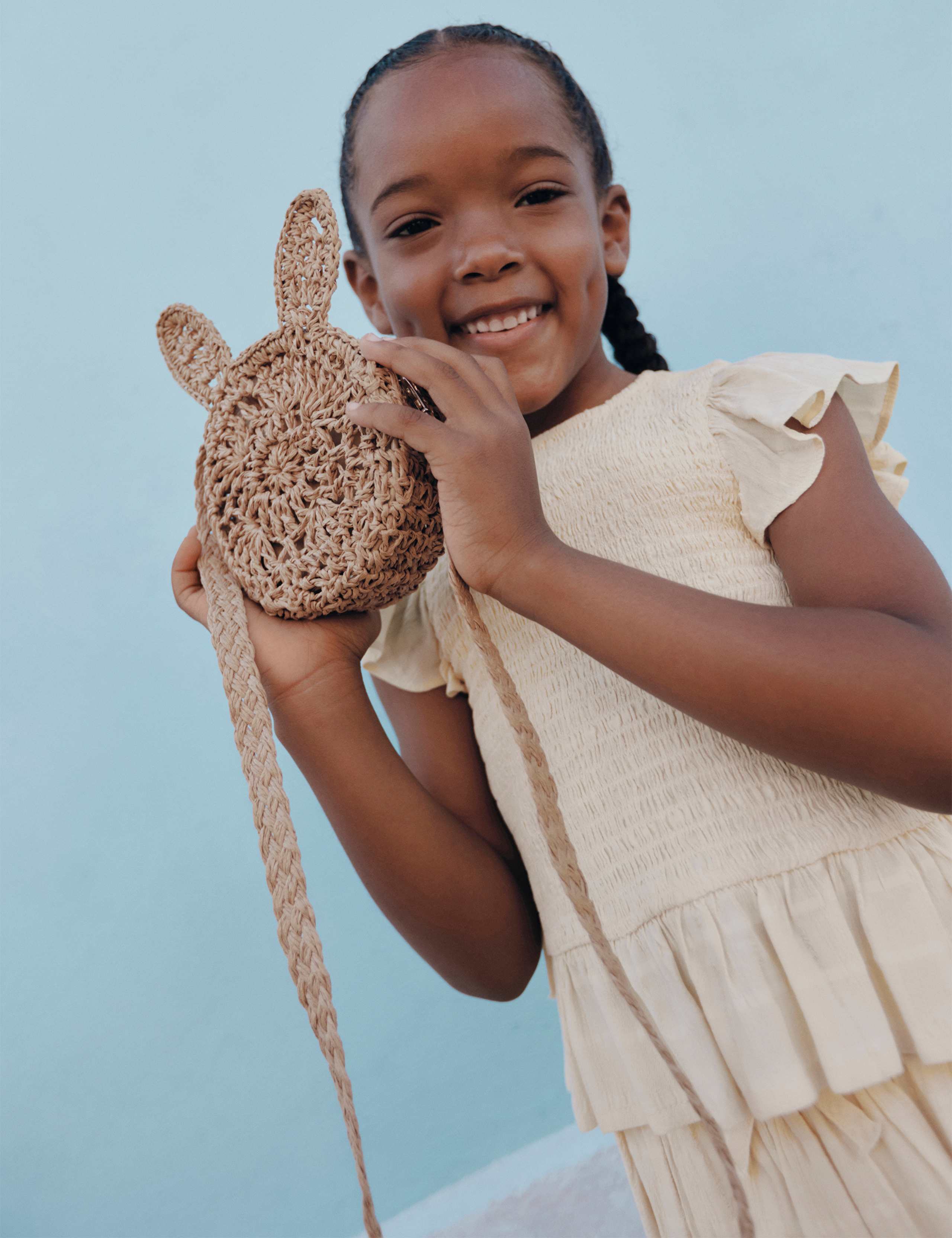 Frilled Crinkle Top (2-10 Yrs)