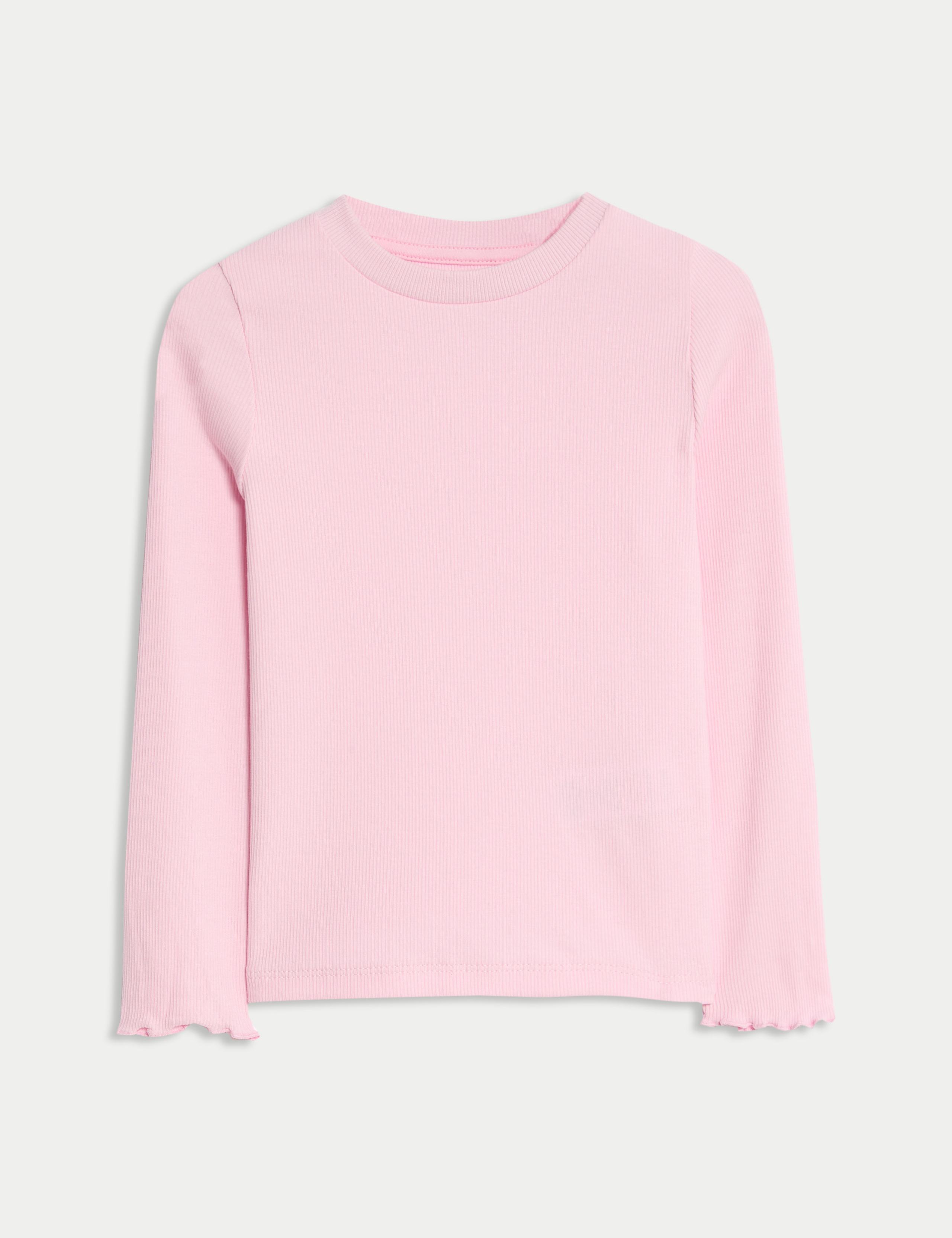 Cotton Rich Ribbed Top (2-8 Yrs)